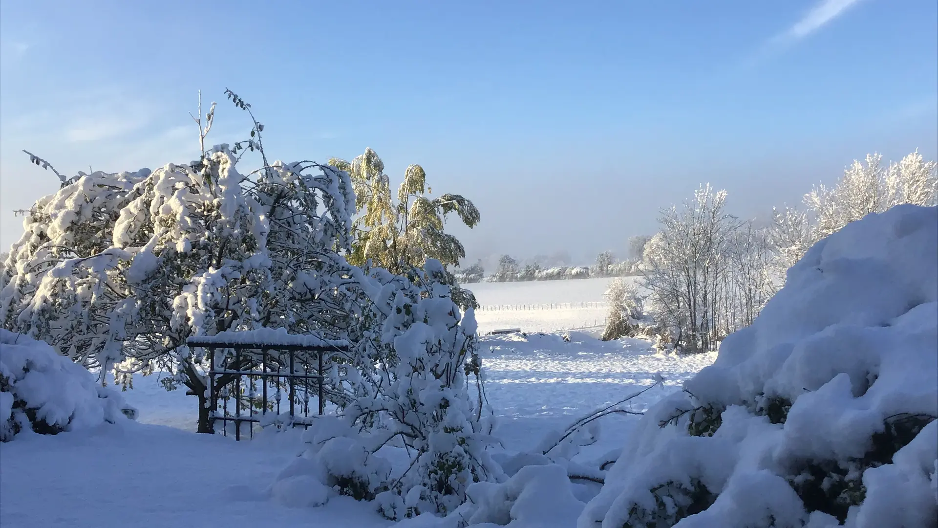 La Figualière sous la neige