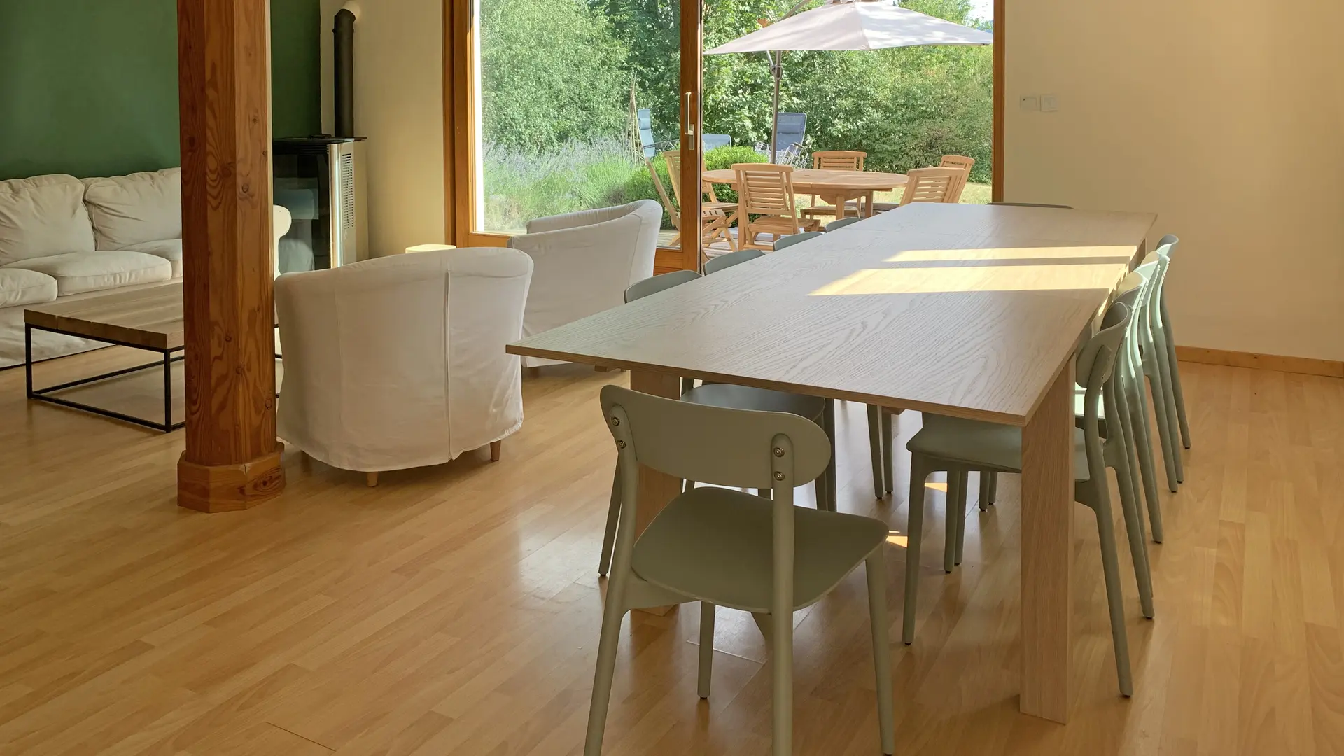 Vue sur terrasse sud