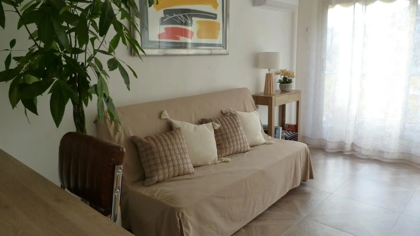 Espace salon - Citybreak Le Patricia - Menton - Gîtes de France Alpes-Maritimes