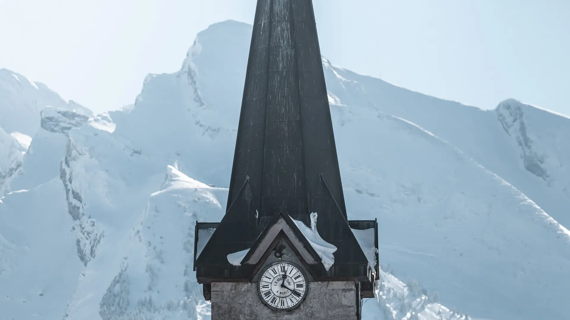 Église Saint Jean Baptiste en hiver