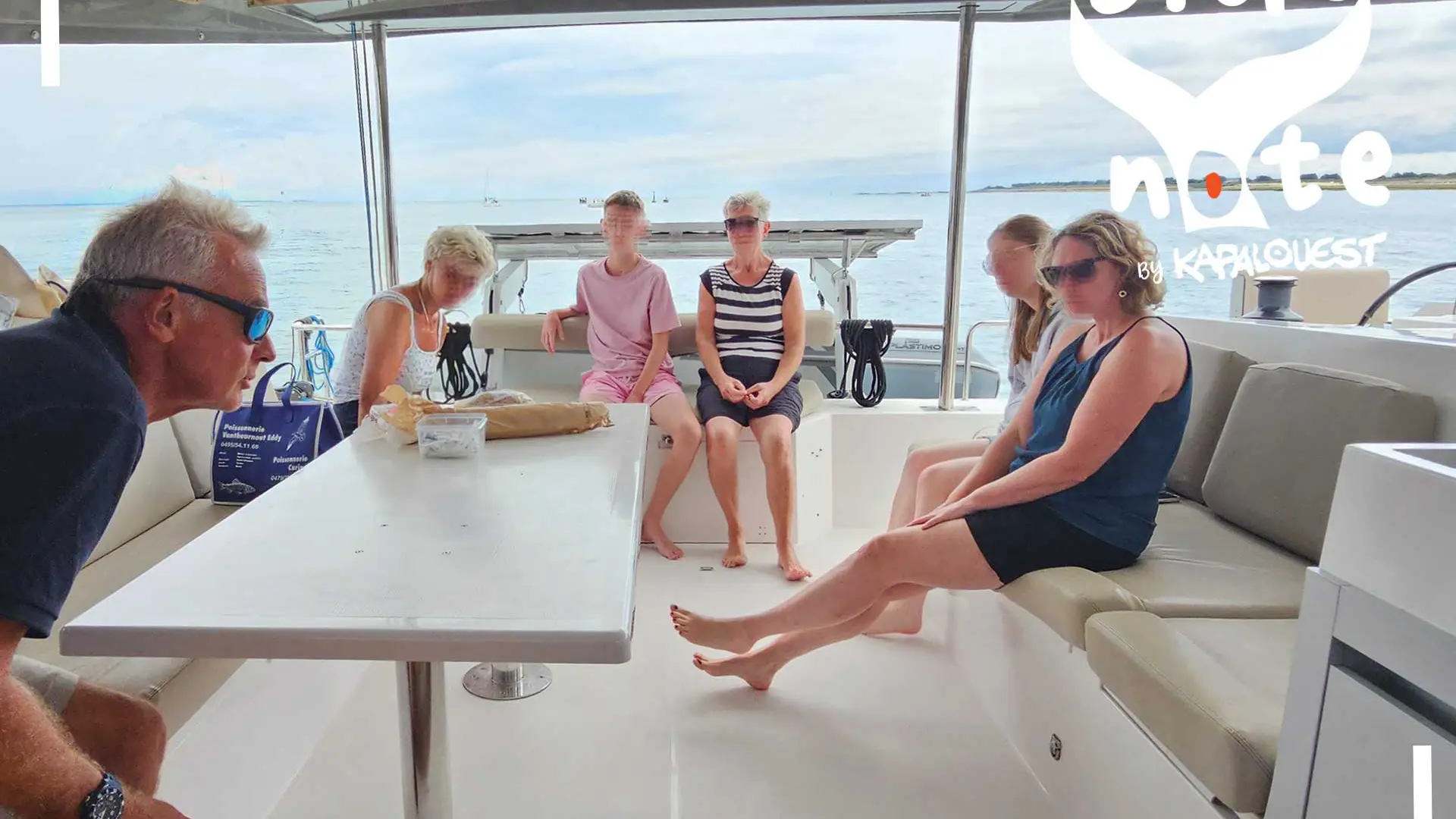 Salida al mar en catamarán a vela de 5 horas con Kapalouest
