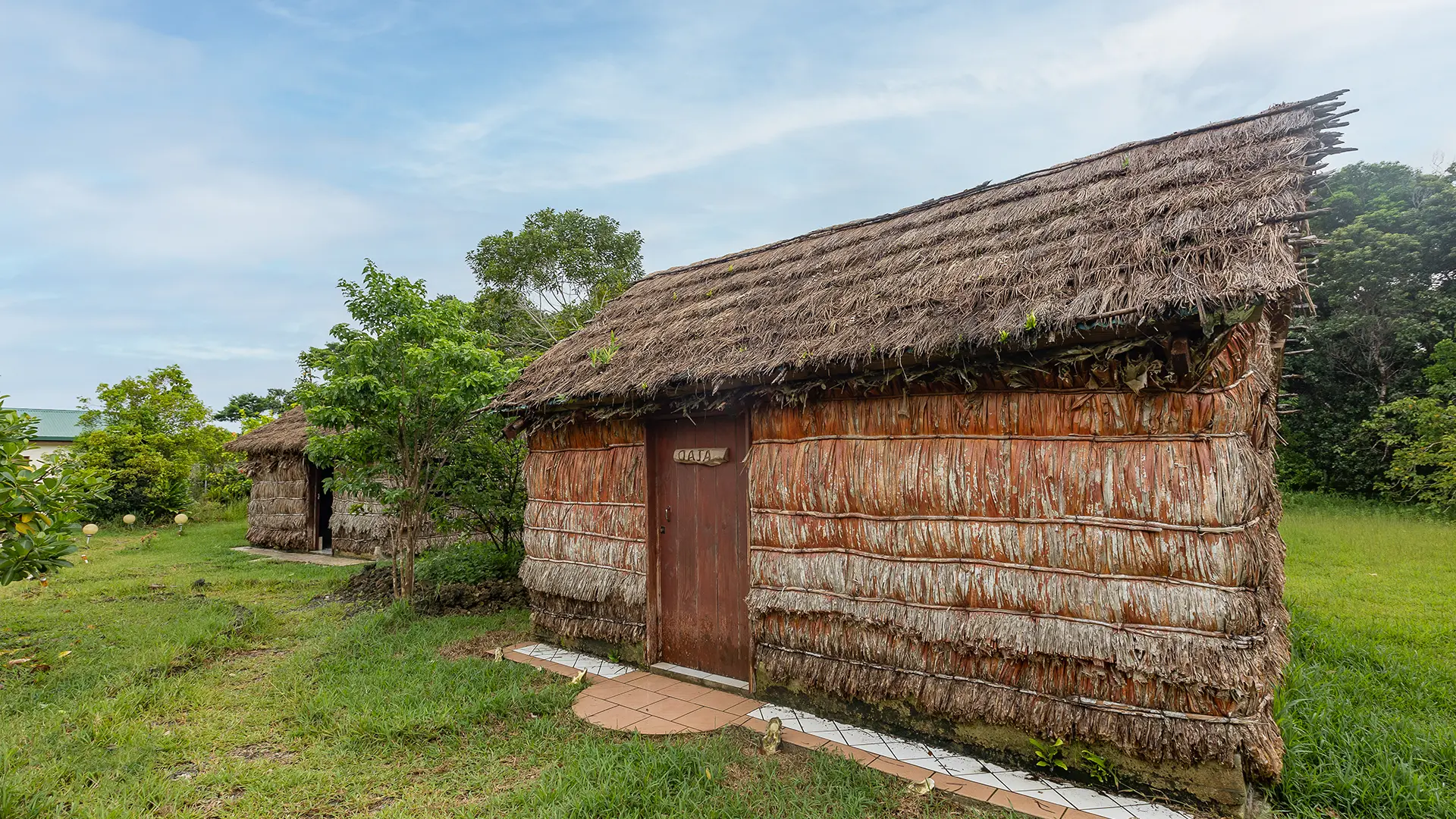 Thatched hut