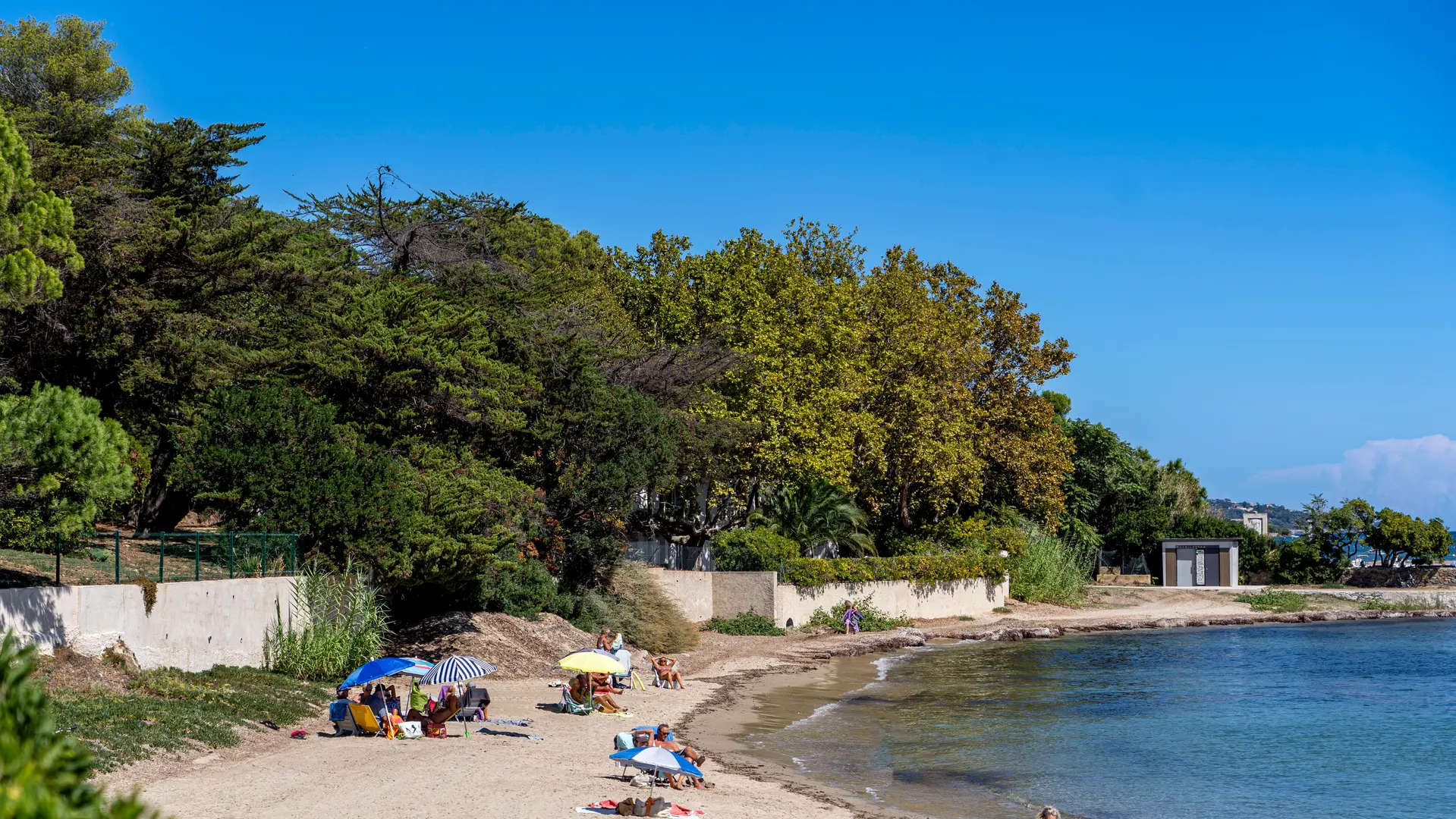 Plage de l'Anse du Vieux Moulin à Grimaud