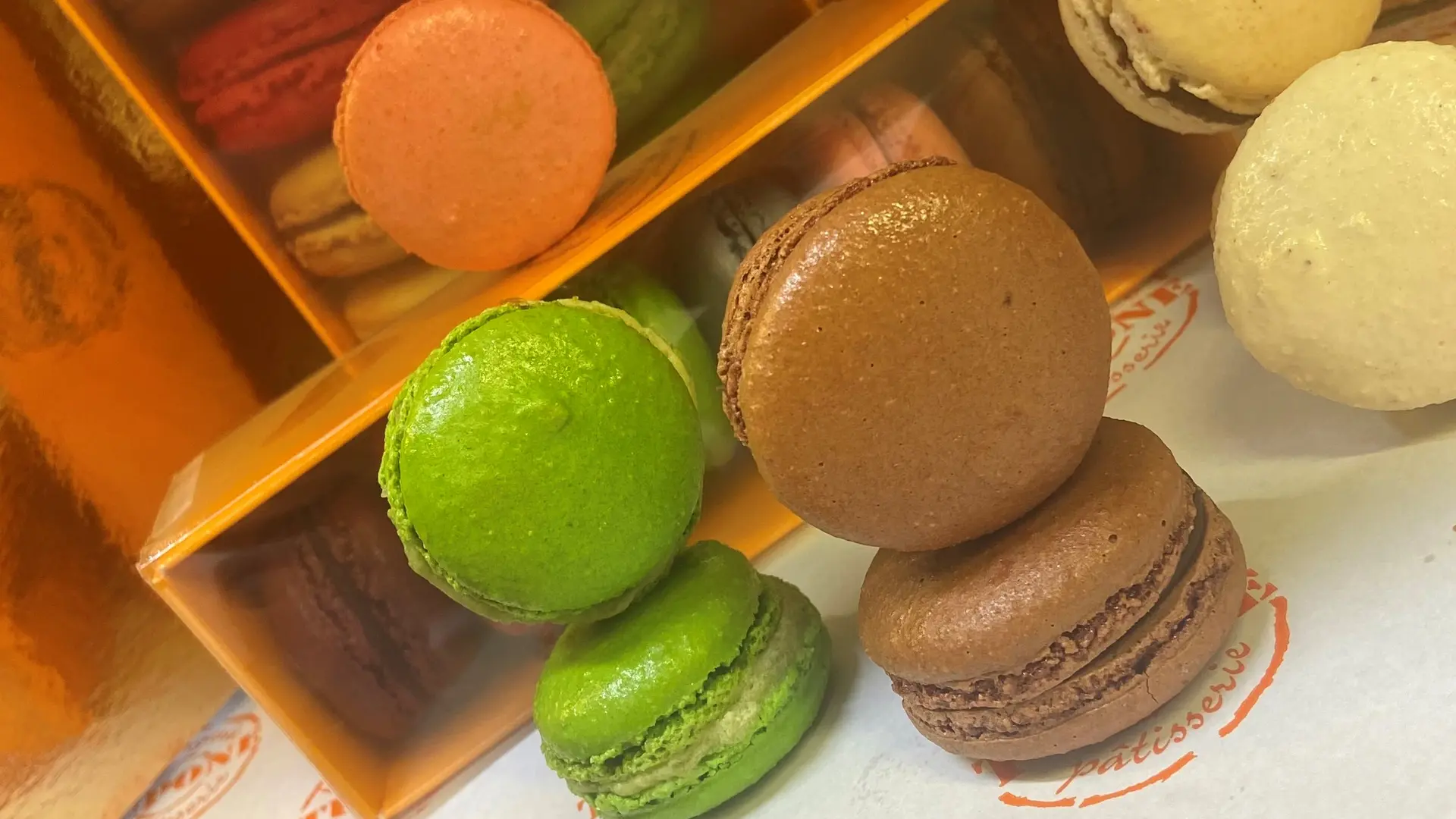 Macarons sucrés fait maison.