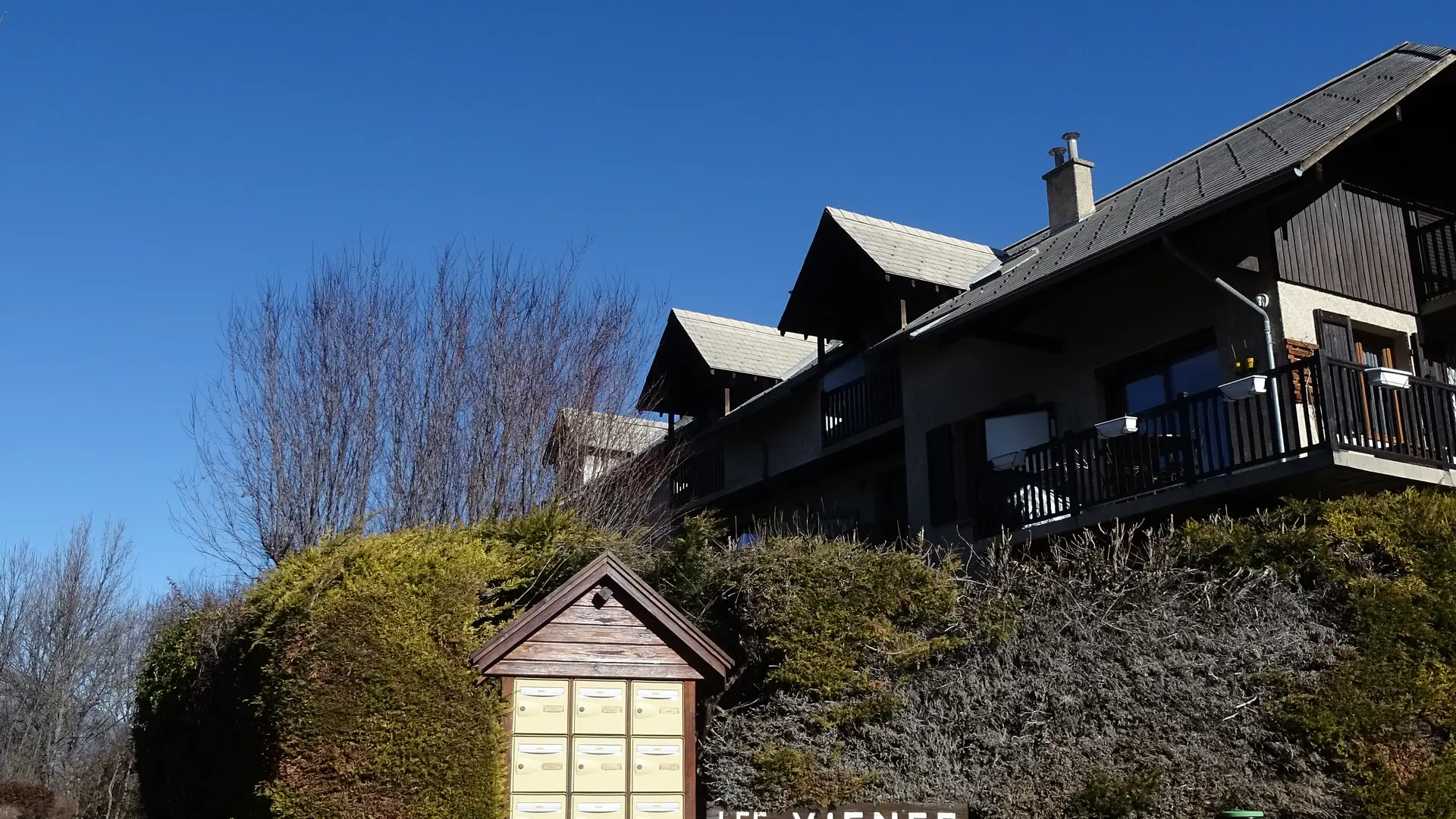 Arrivée à la résidence