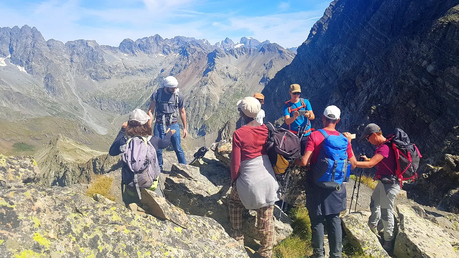 Aimée la montagne, accompagnatrice