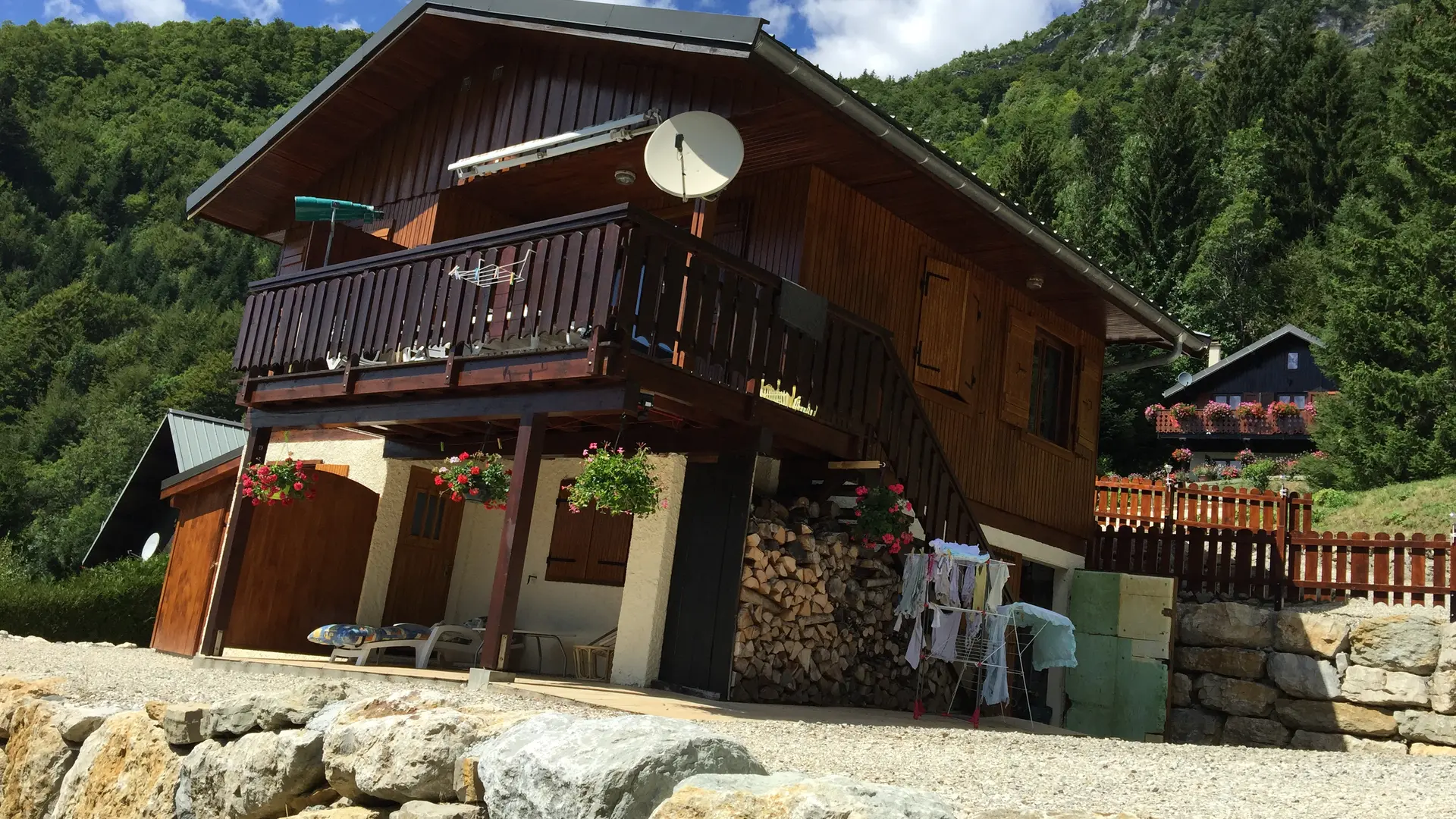 Chalet Rossanaz en été