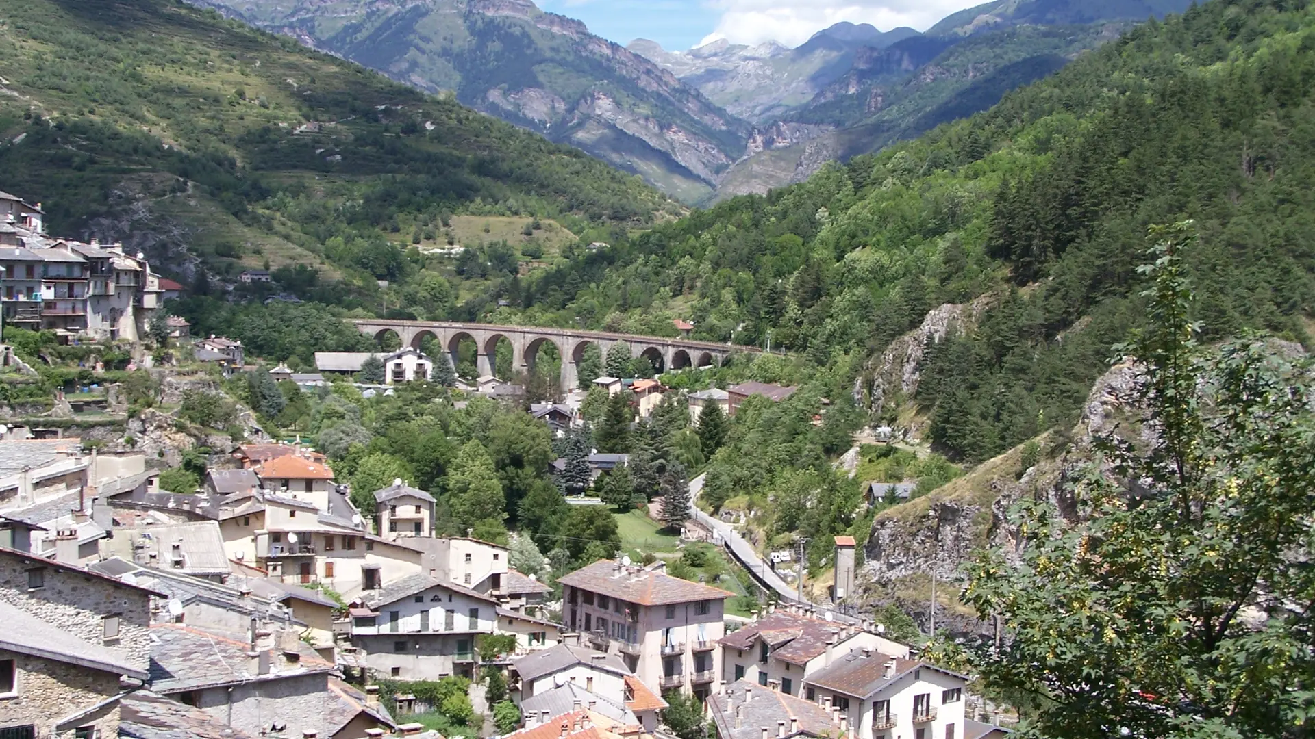 Vue de Tende pont sncf