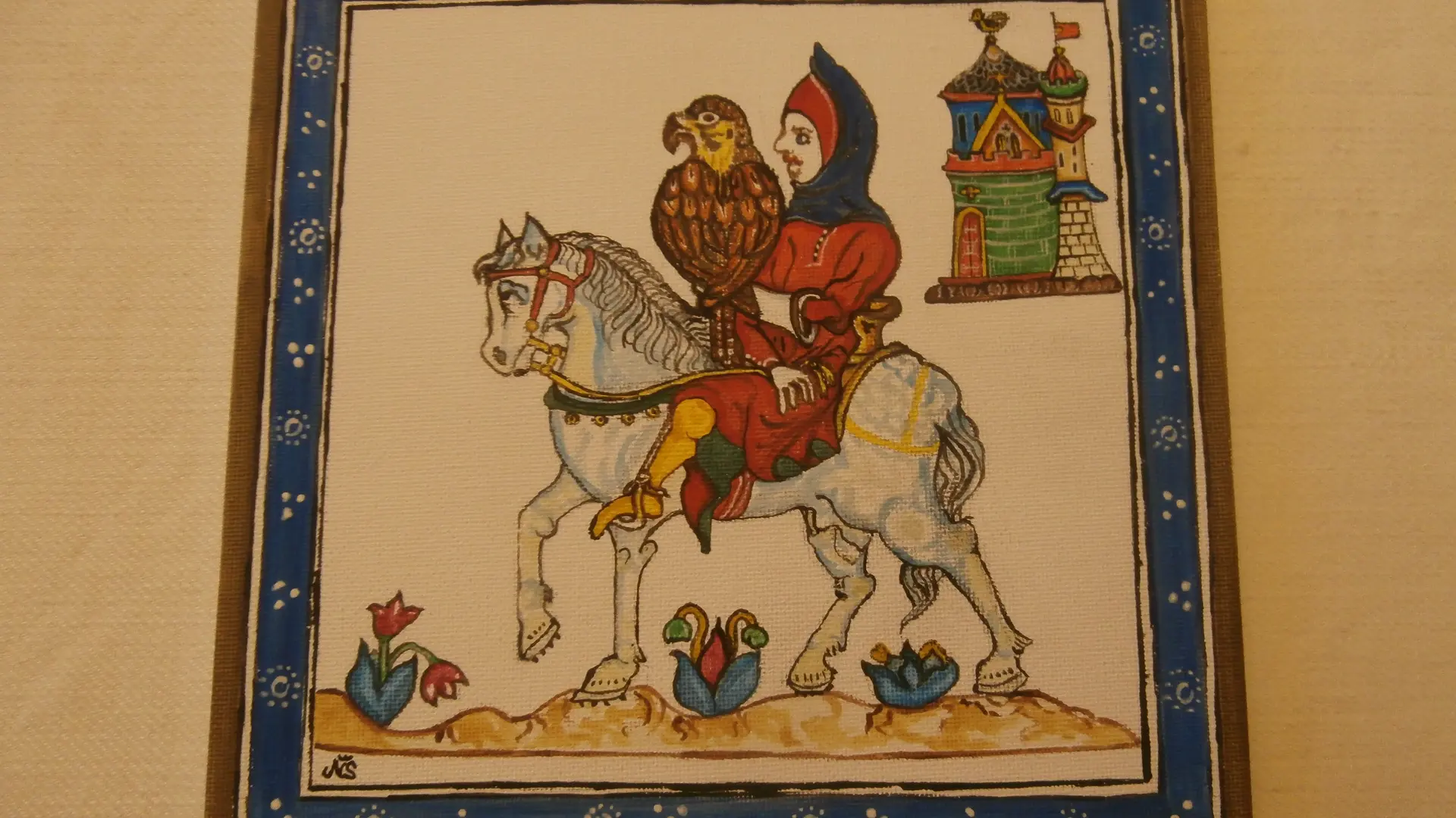 L'empereur Frédéric II - Tableau sur toile