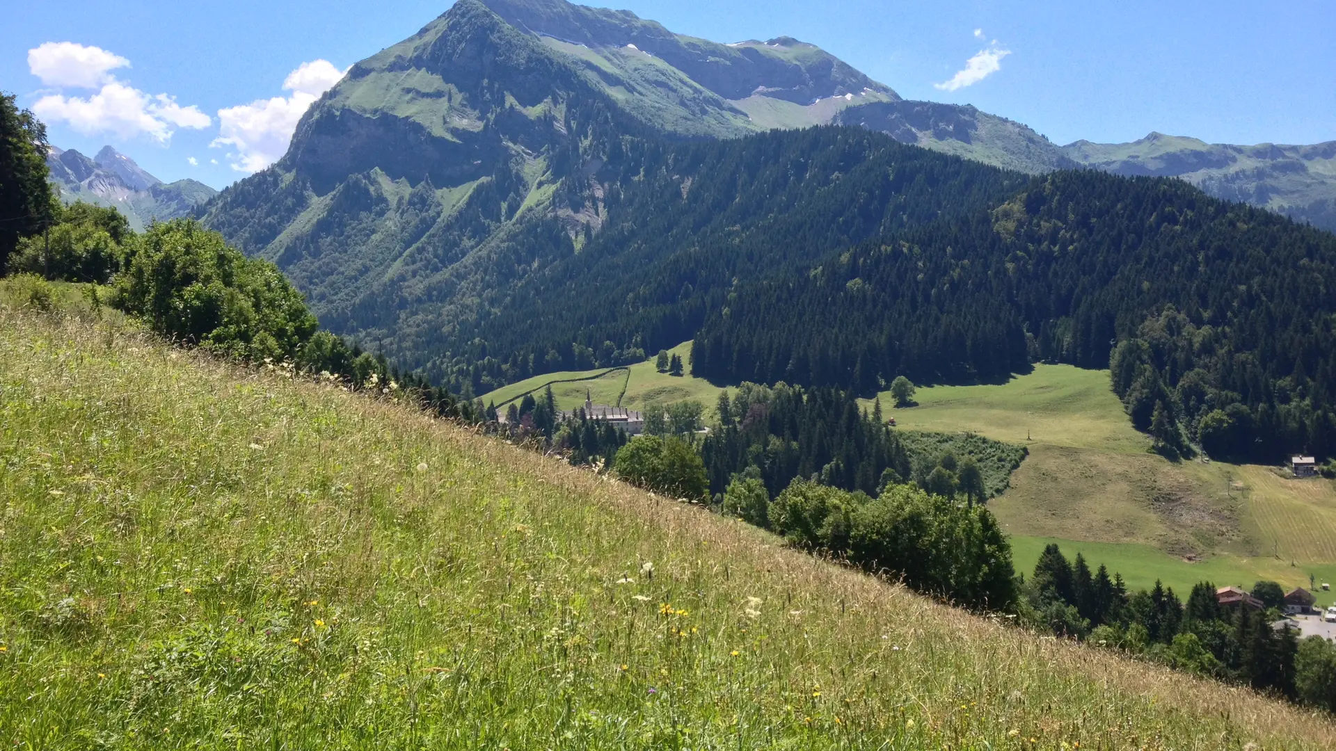 Vue depuis le chalet