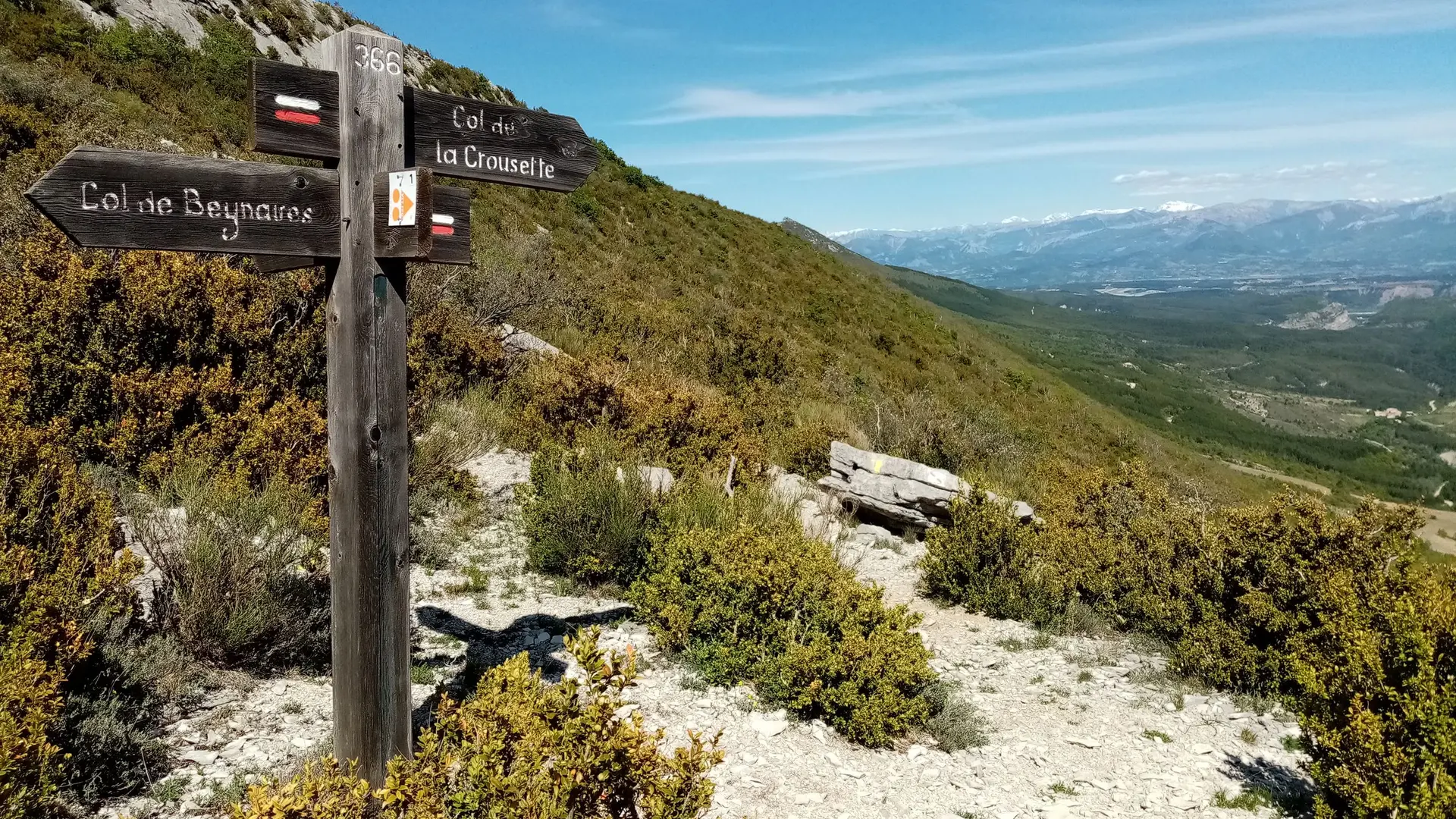 En amont du Col St-Ange