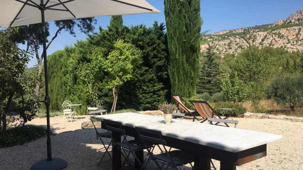 Salle à manger extérieure