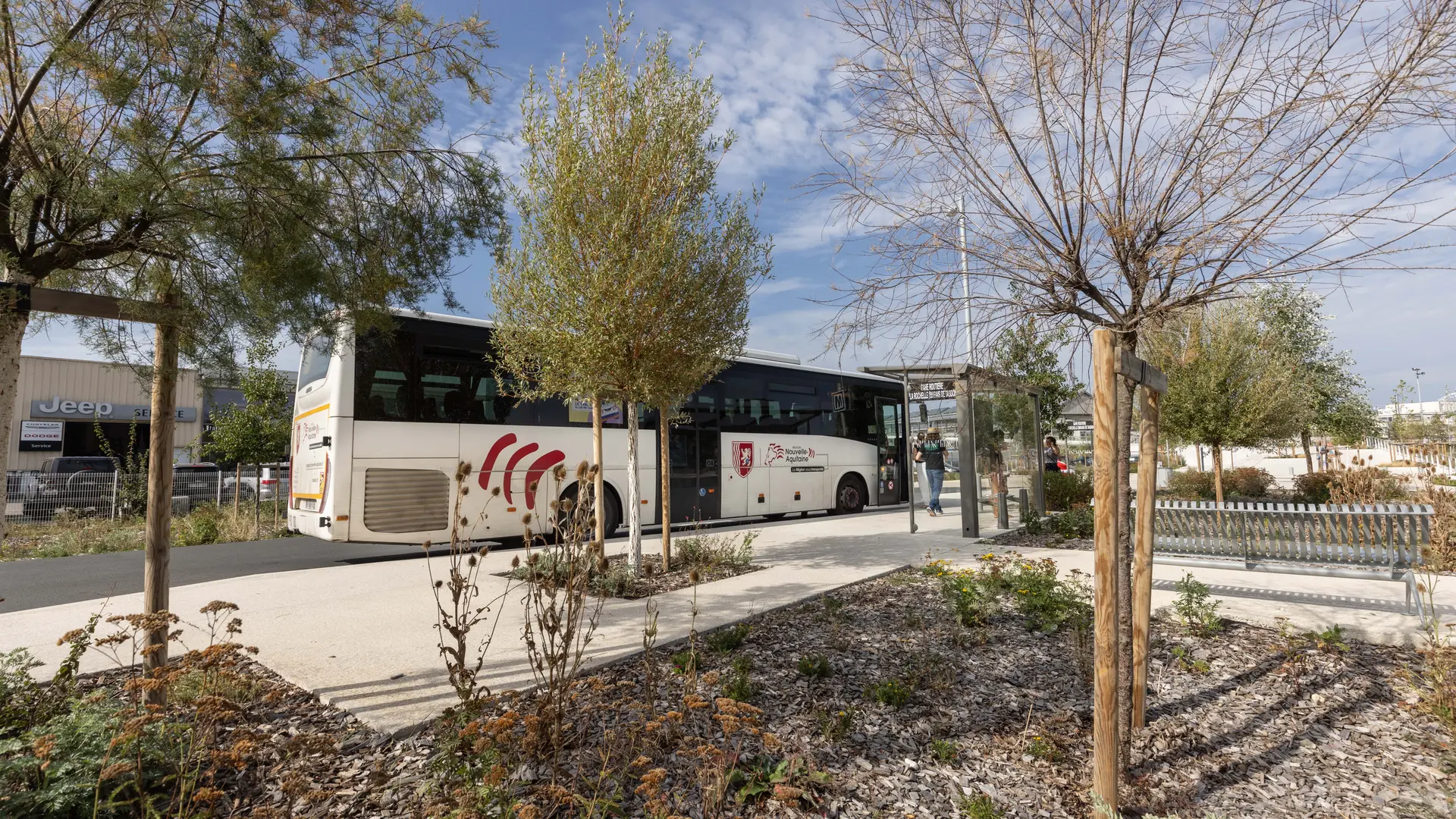 Ligne 150 au départ de la gare de La Rochelle (arrêt Gare routière)
