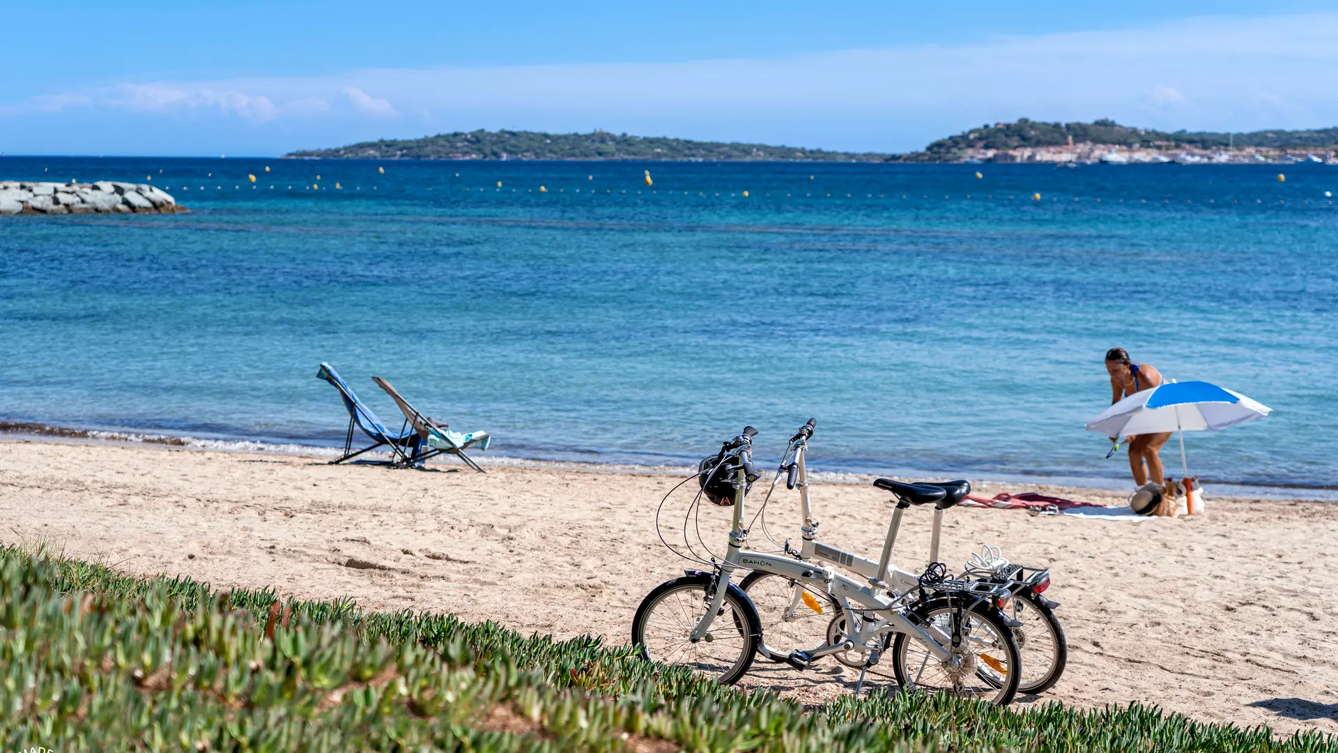 Plage de l'Anse du Vieux Moulin à Grimaud