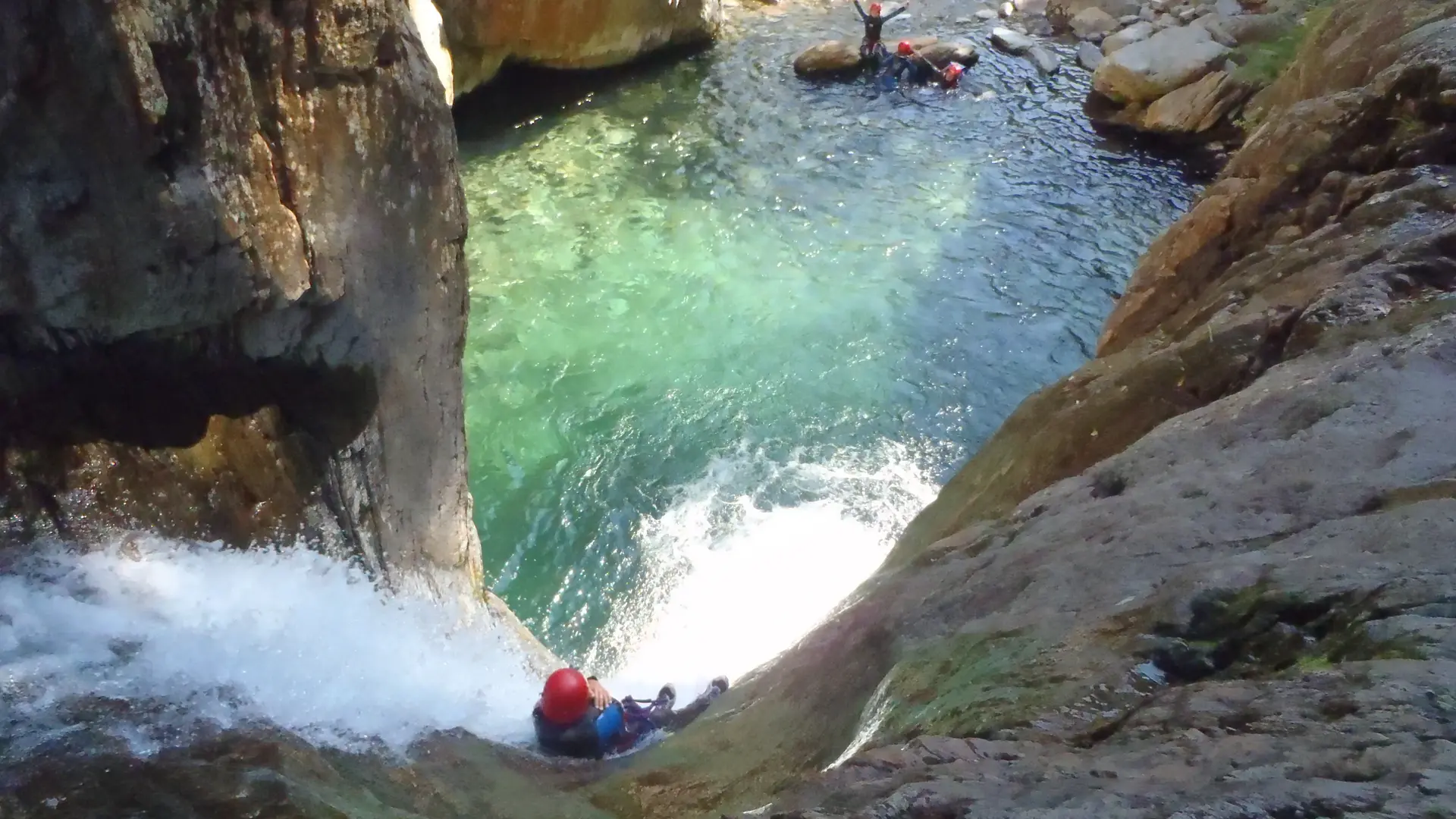 Canyon de l'Artigue - Le grand toboggan !