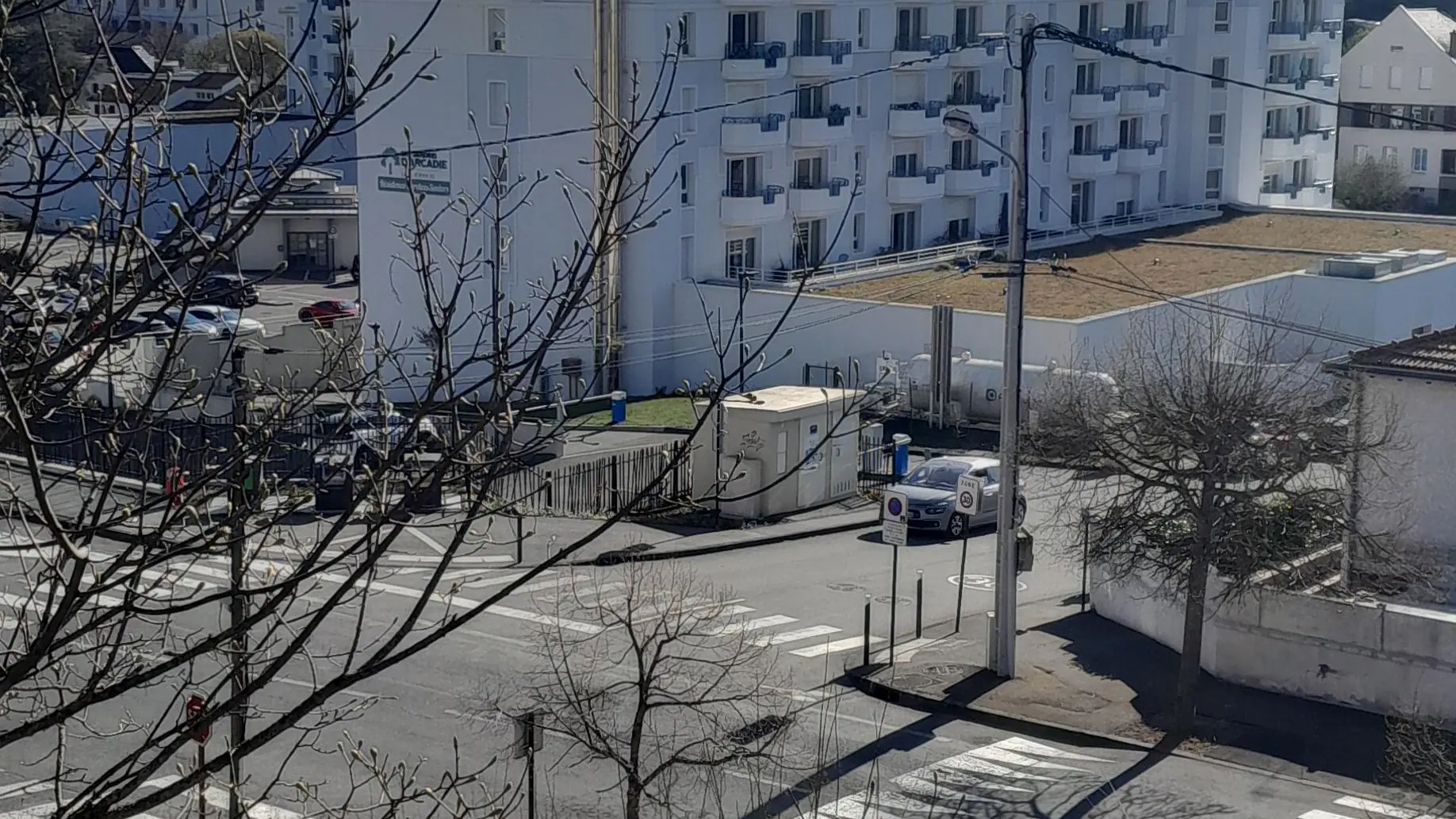 Vue depuis la location sur les Thermes