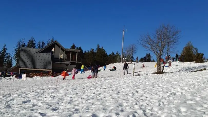 piste de luge col de la loge