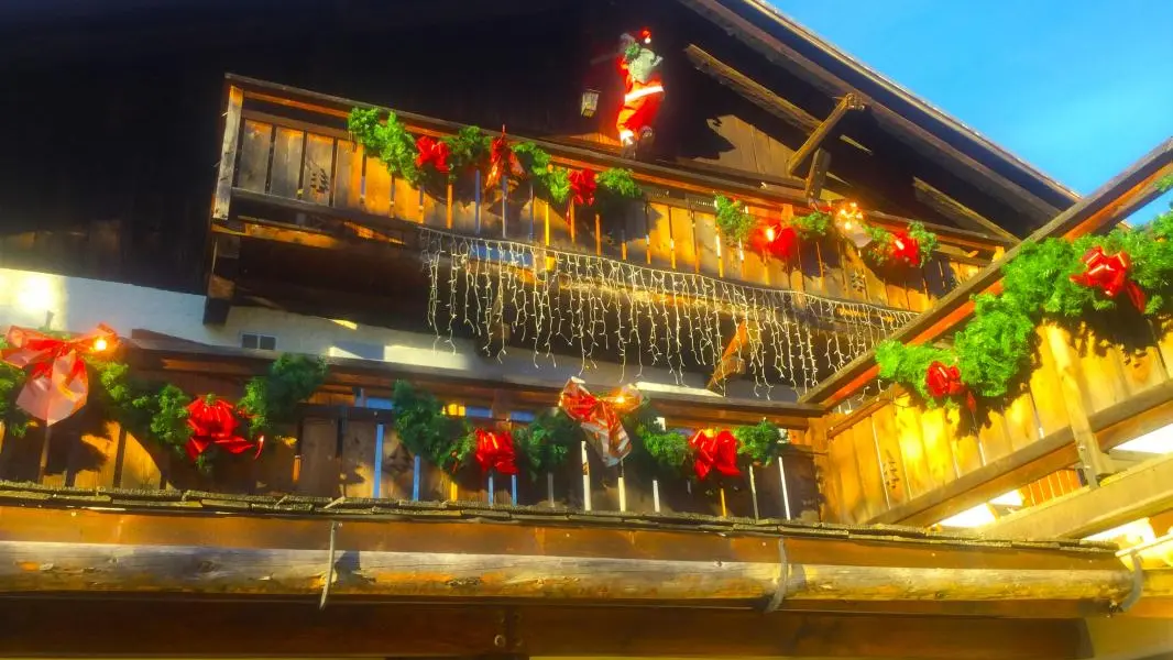 Le Chalet décoré pour les Fêtes