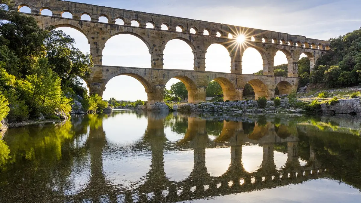 Pont du Gard inscript à l'Unesco