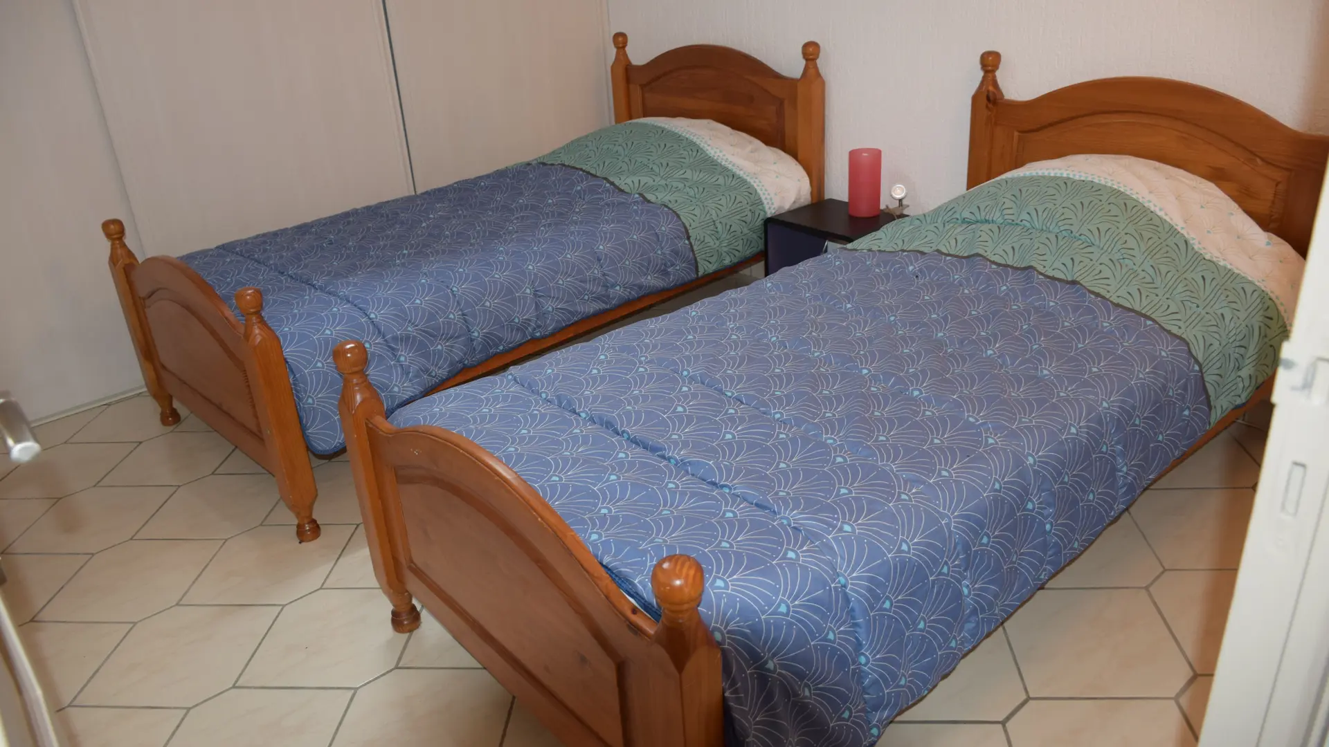 Chambre lits simples