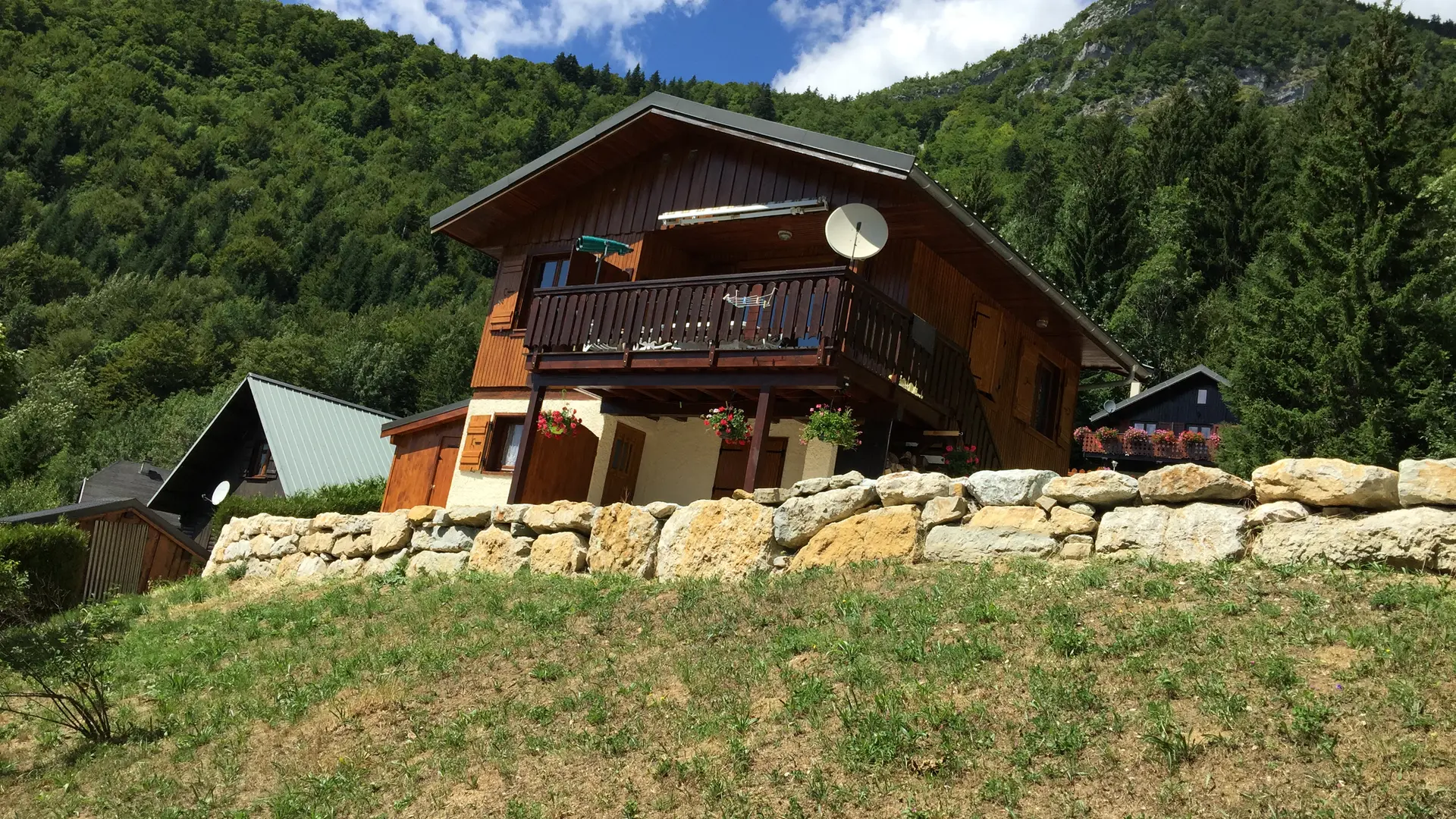 Le chalet en été