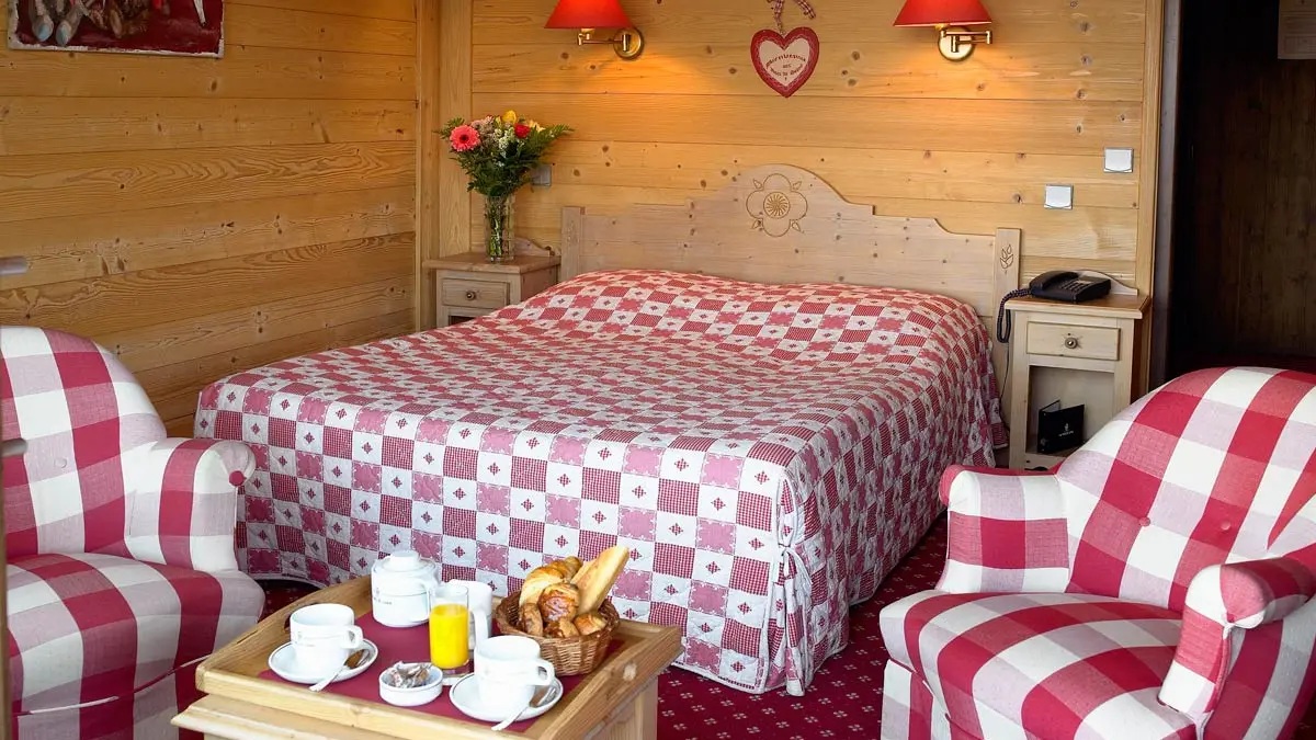 Chambre Hotel 4* Aux Ducs de Savoie à Combloux