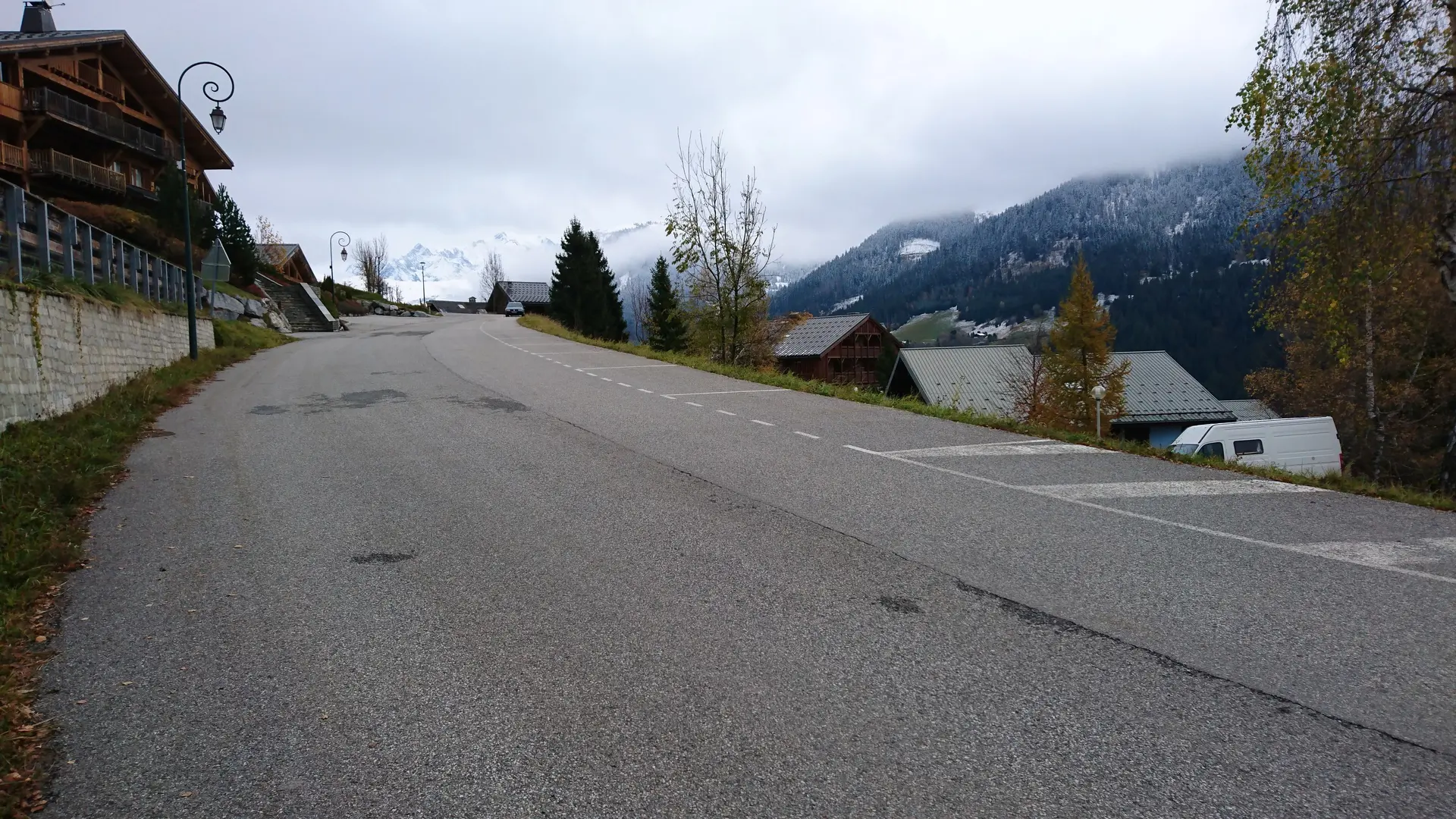 Parking du Chozal à Hauteluce