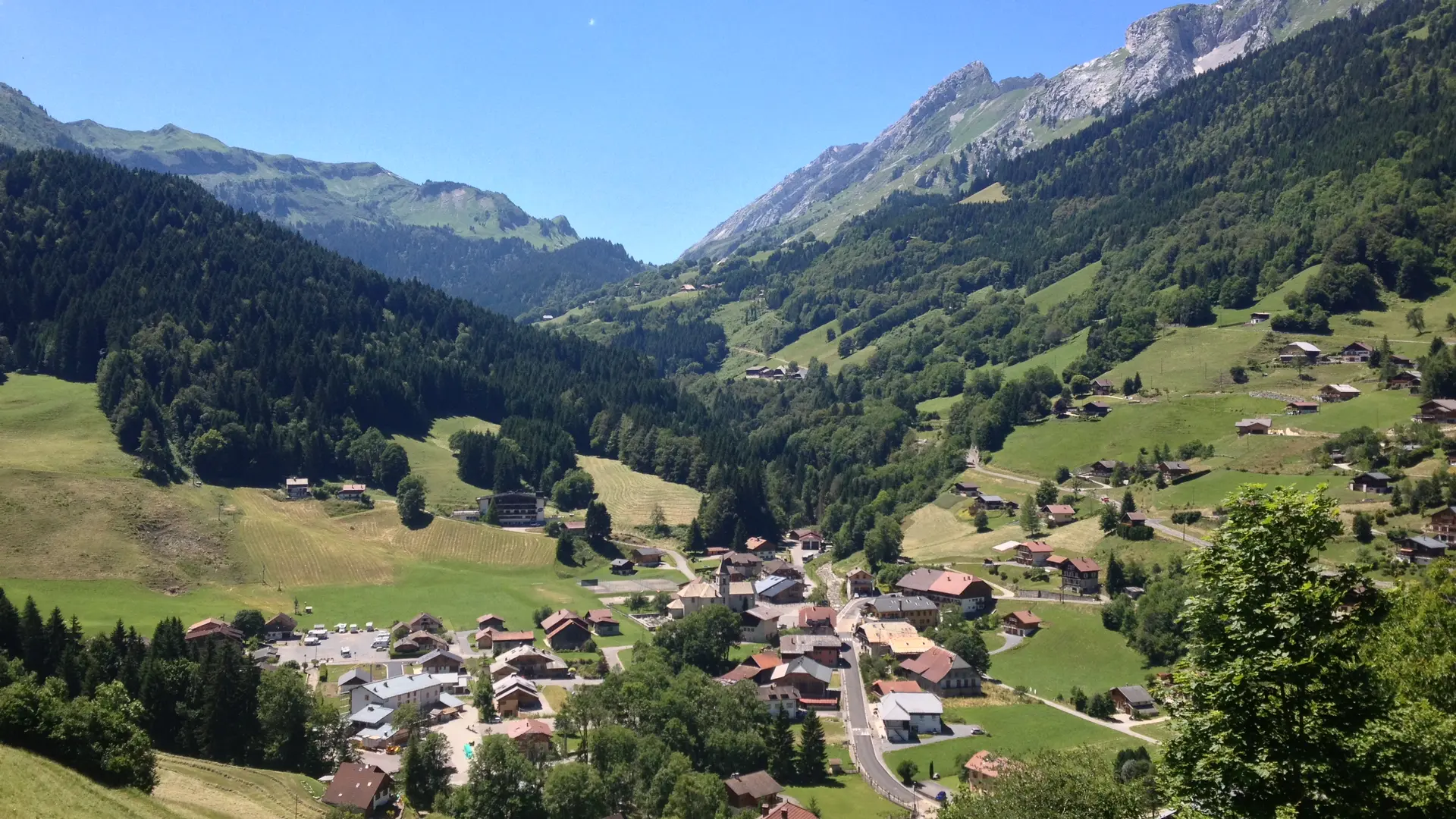Vue depuis le chalet