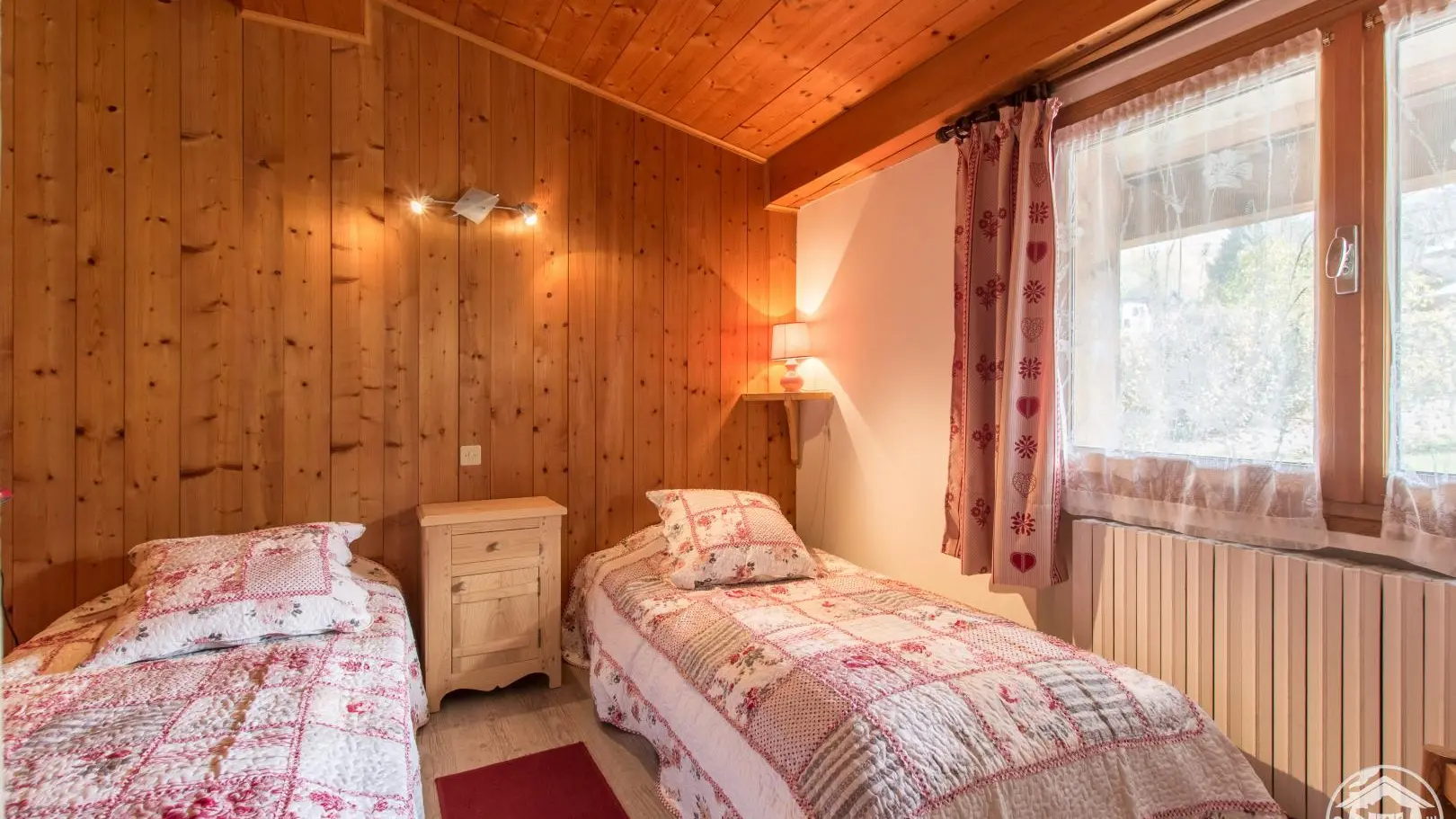 Chambre 3. Lits jumeaux.