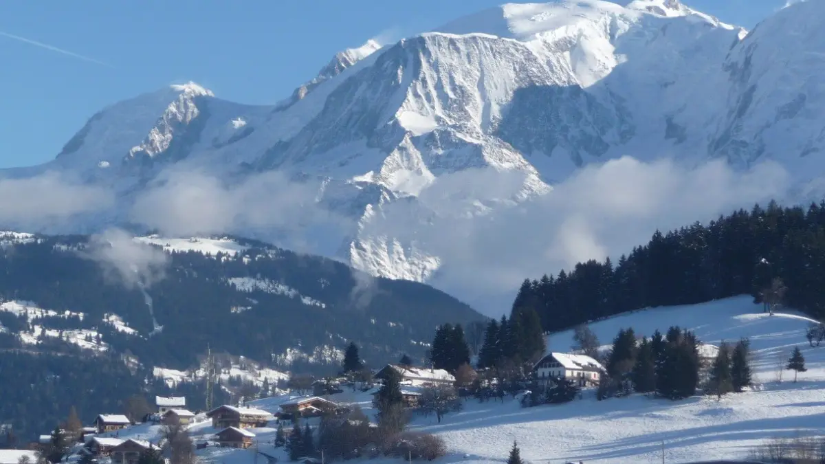 Le Mont Blanc à 1h 15 de route