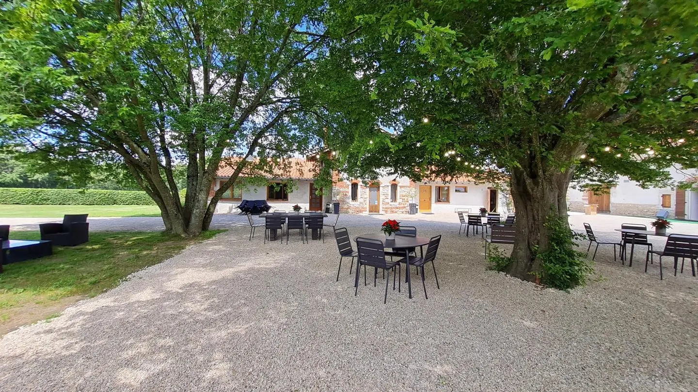 Terrasse ombragée