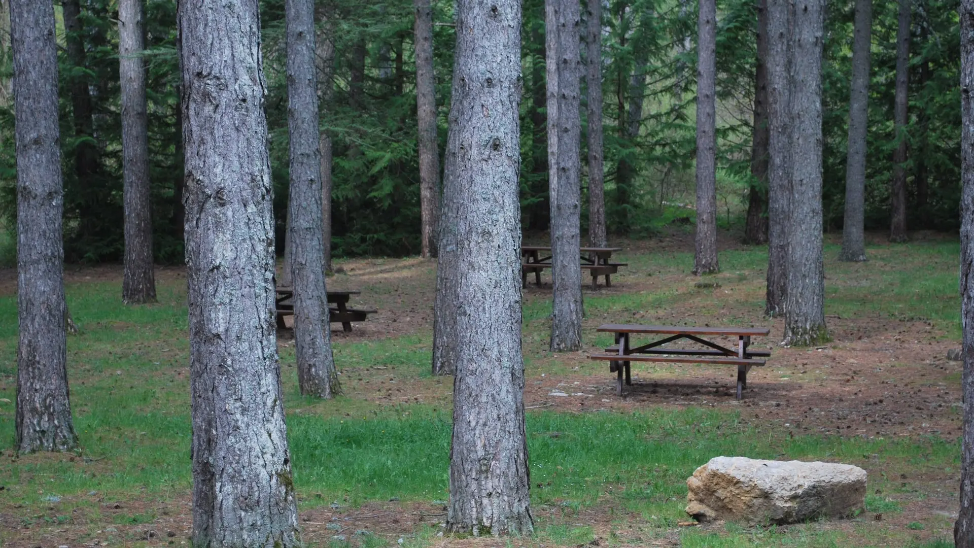 Aire de pique-nique à Jubéo, au départ du sentier