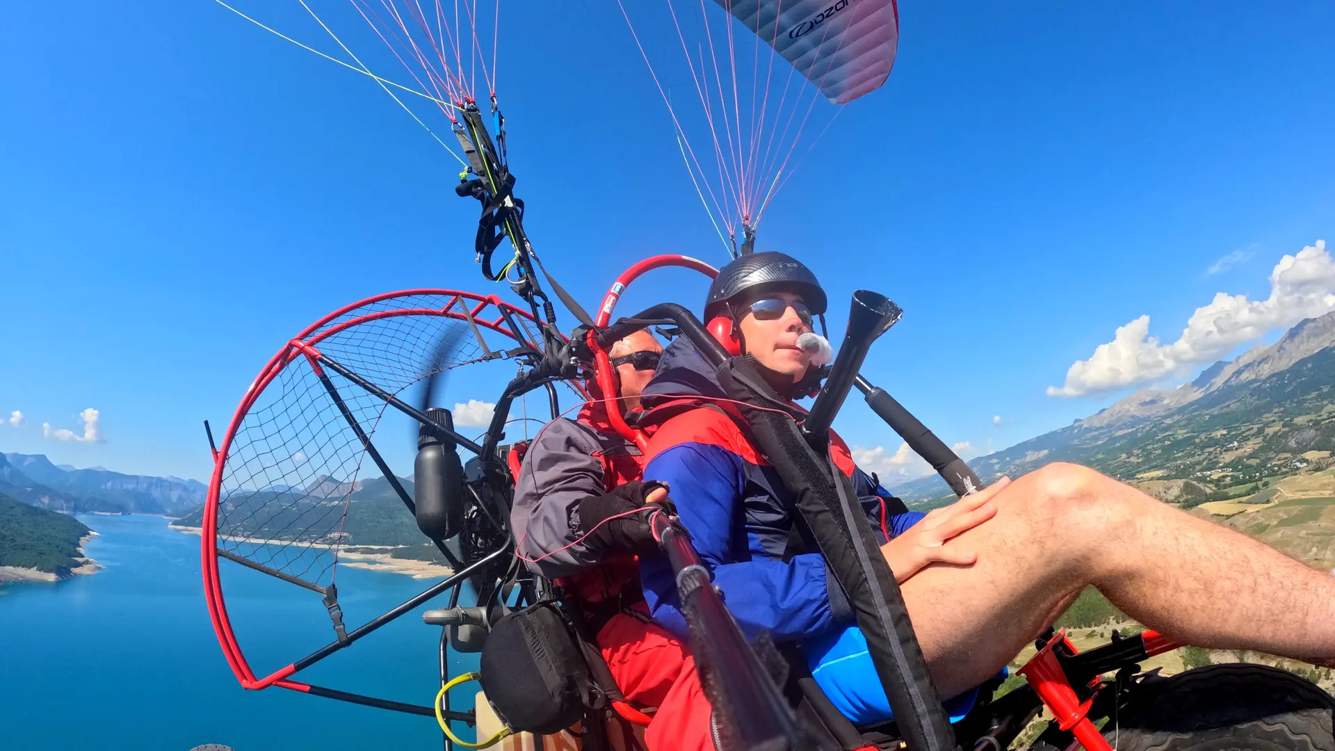 Parapente motorisé,