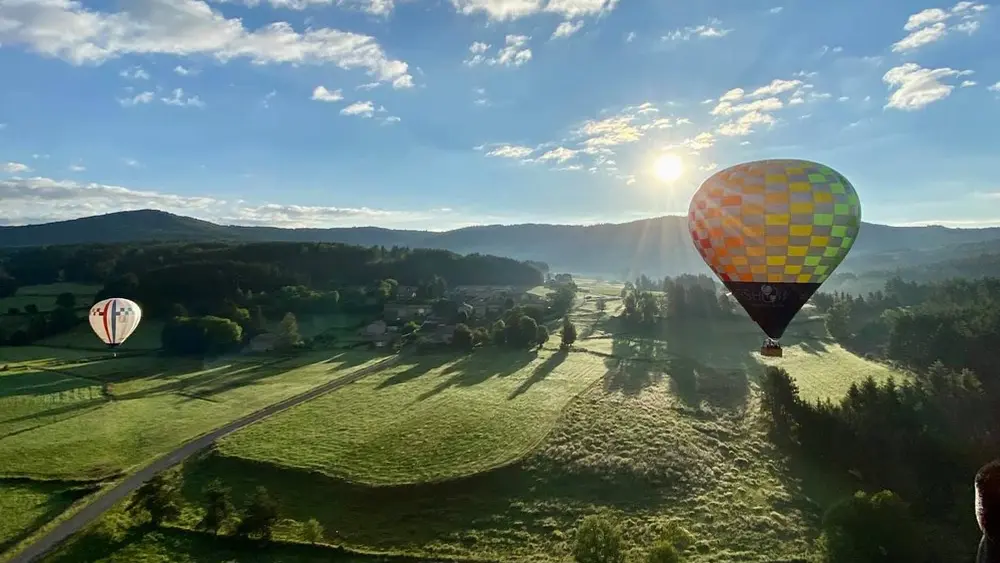Vue montgolfière