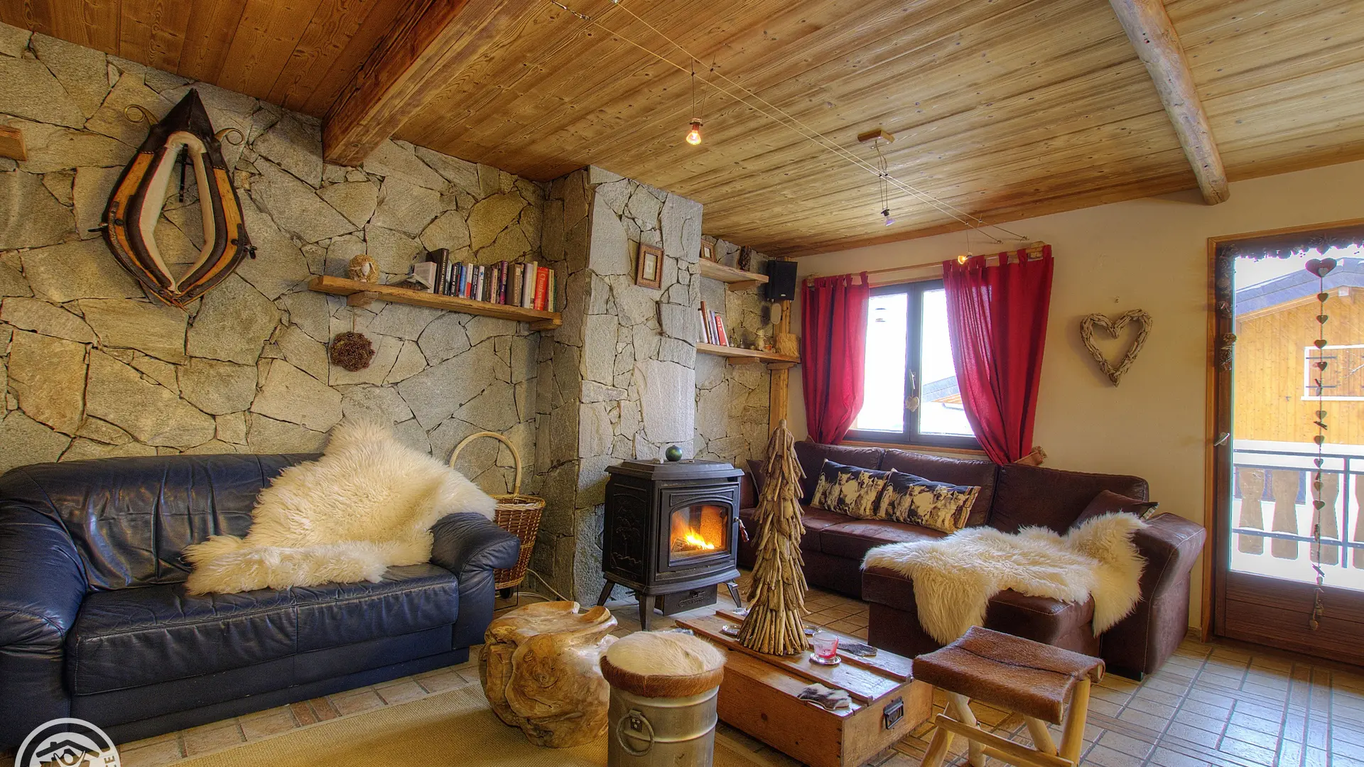 Salon/séjour - Chalet Marlyne - Thônes, Haute-Savoie