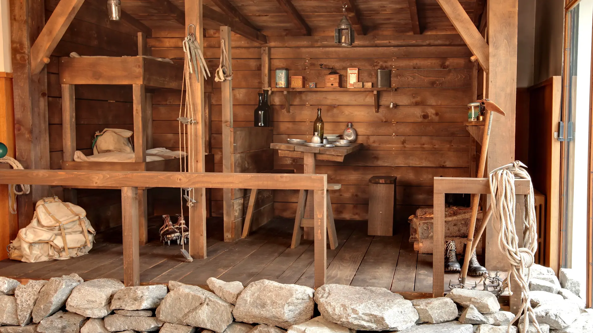 Musée Alpin Chamonix - refuge entrrée