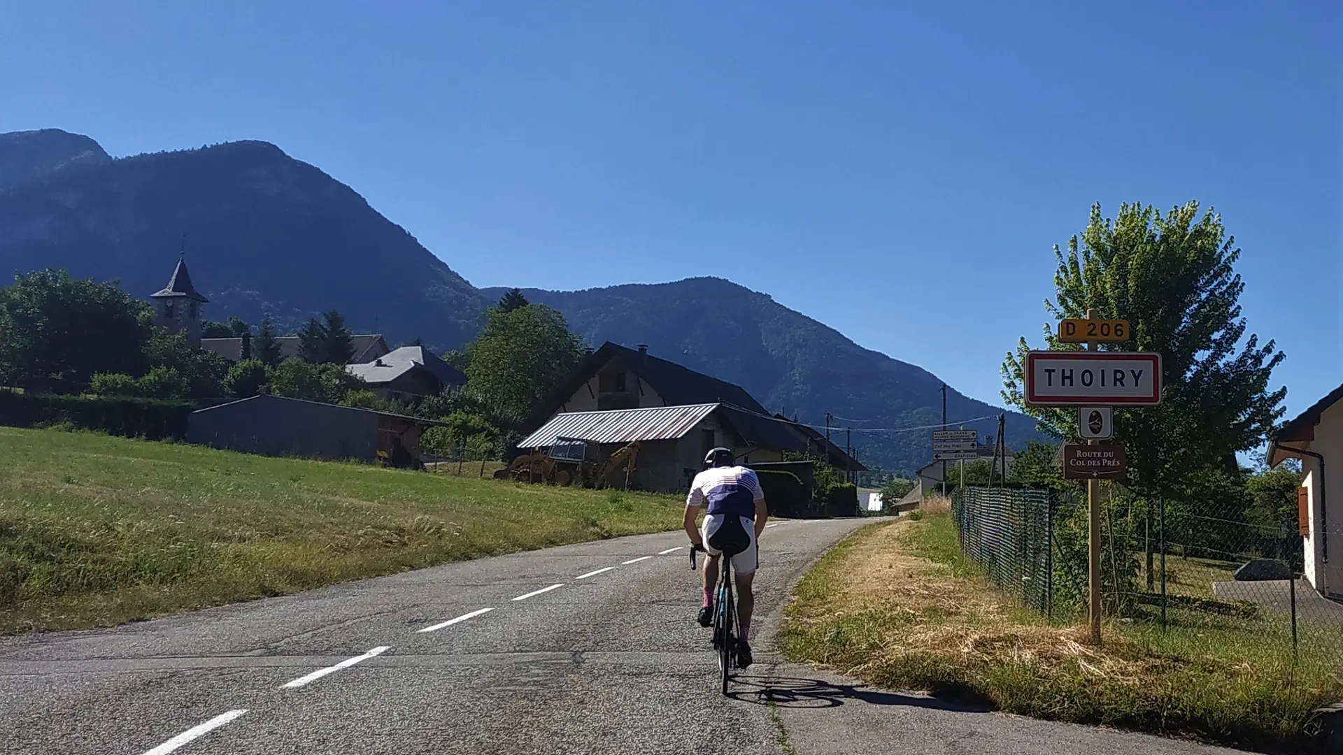Montée du col