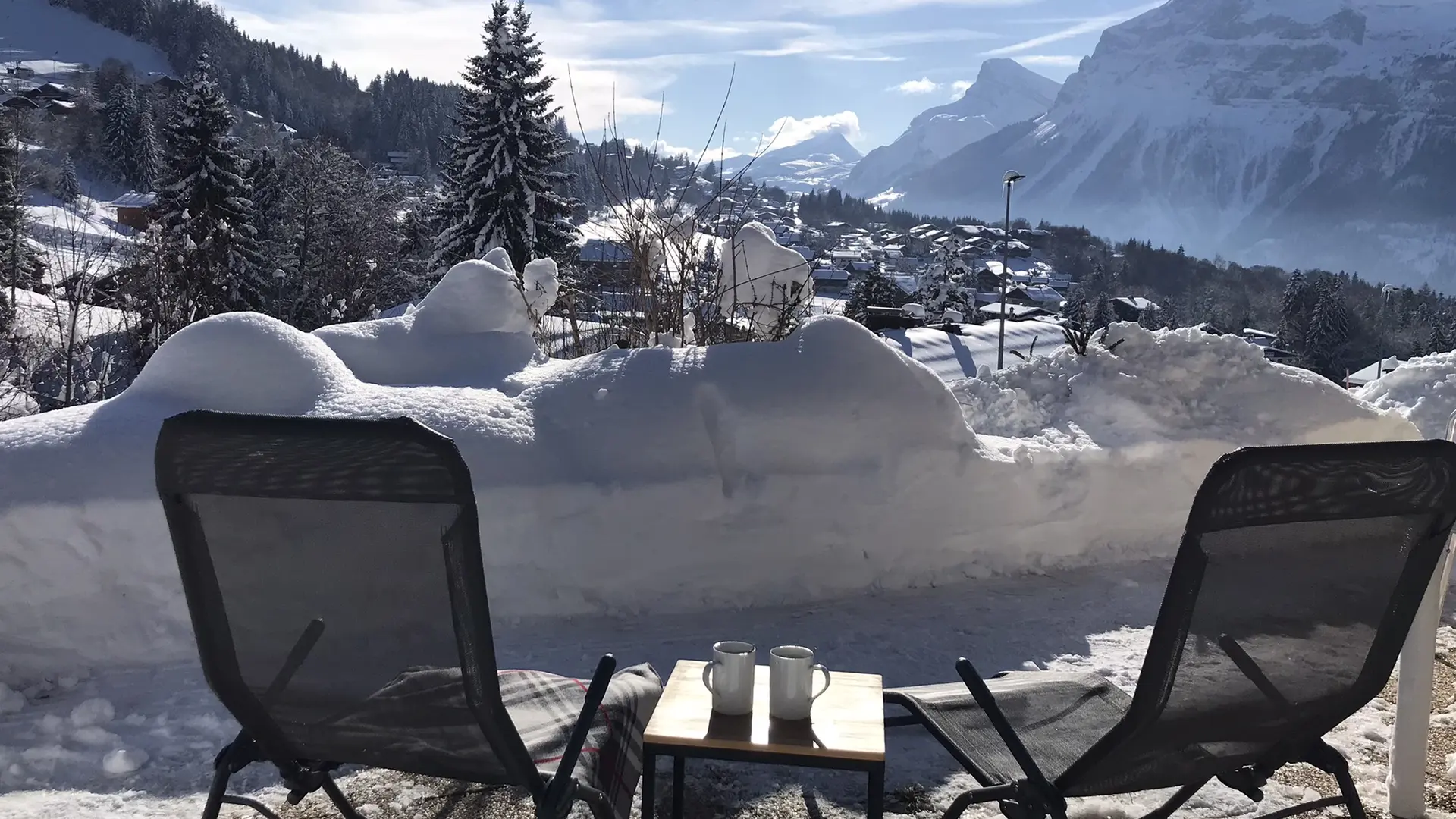 Terrasse hiver