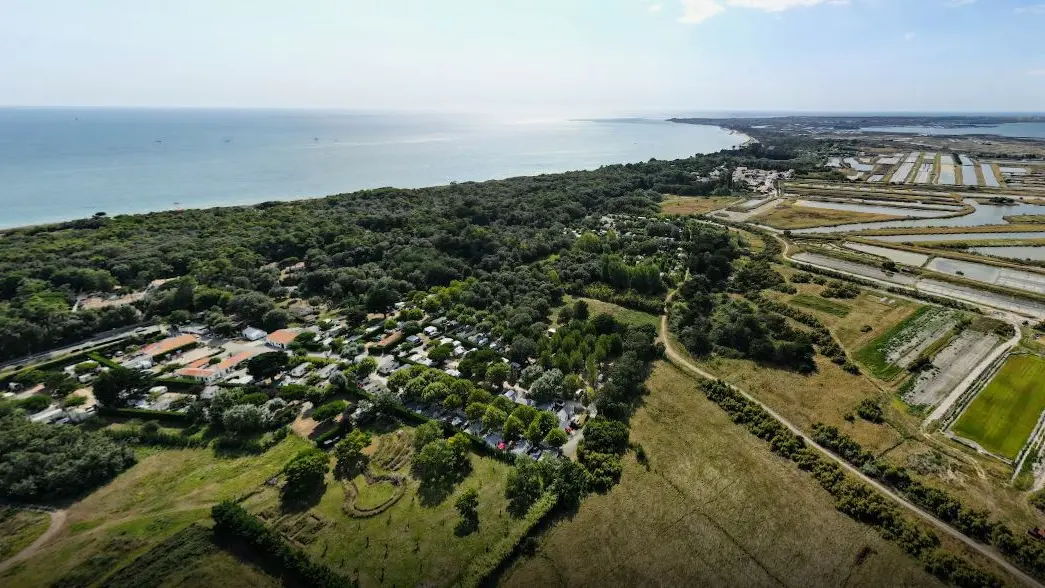 Vista aérea del Camping Le Puma