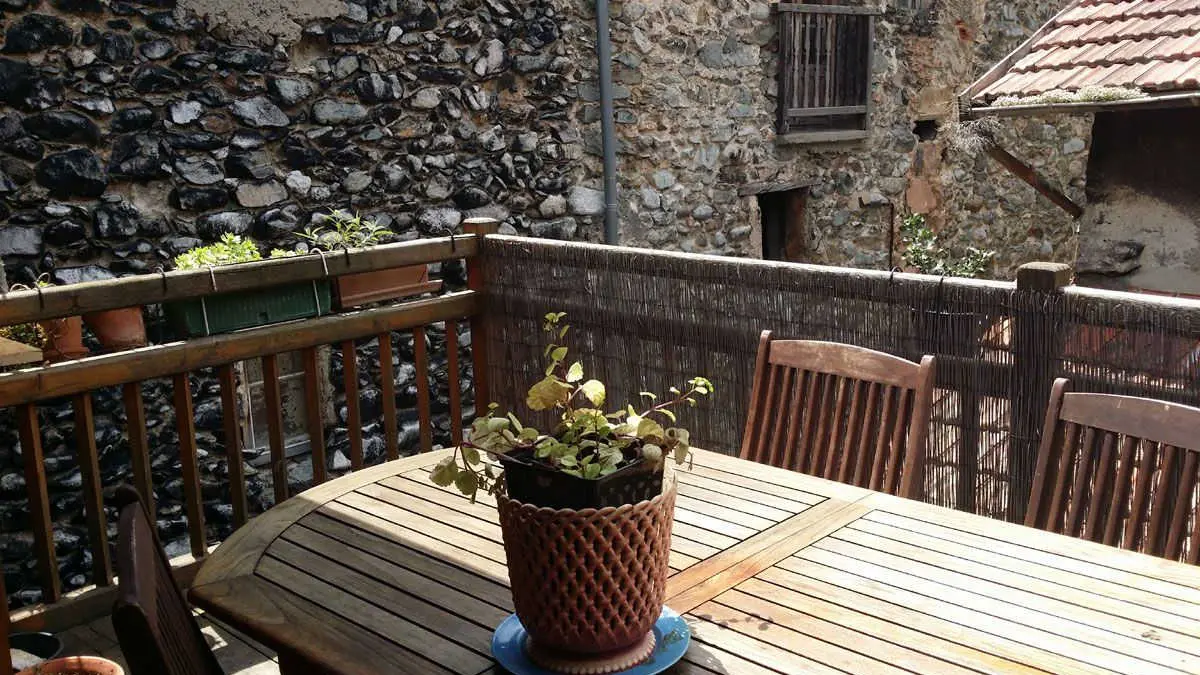 Le Gîte du Four-Terrasse-Saint-Martin-Vésubie-Gîtes de France des Alpes-Maritimes