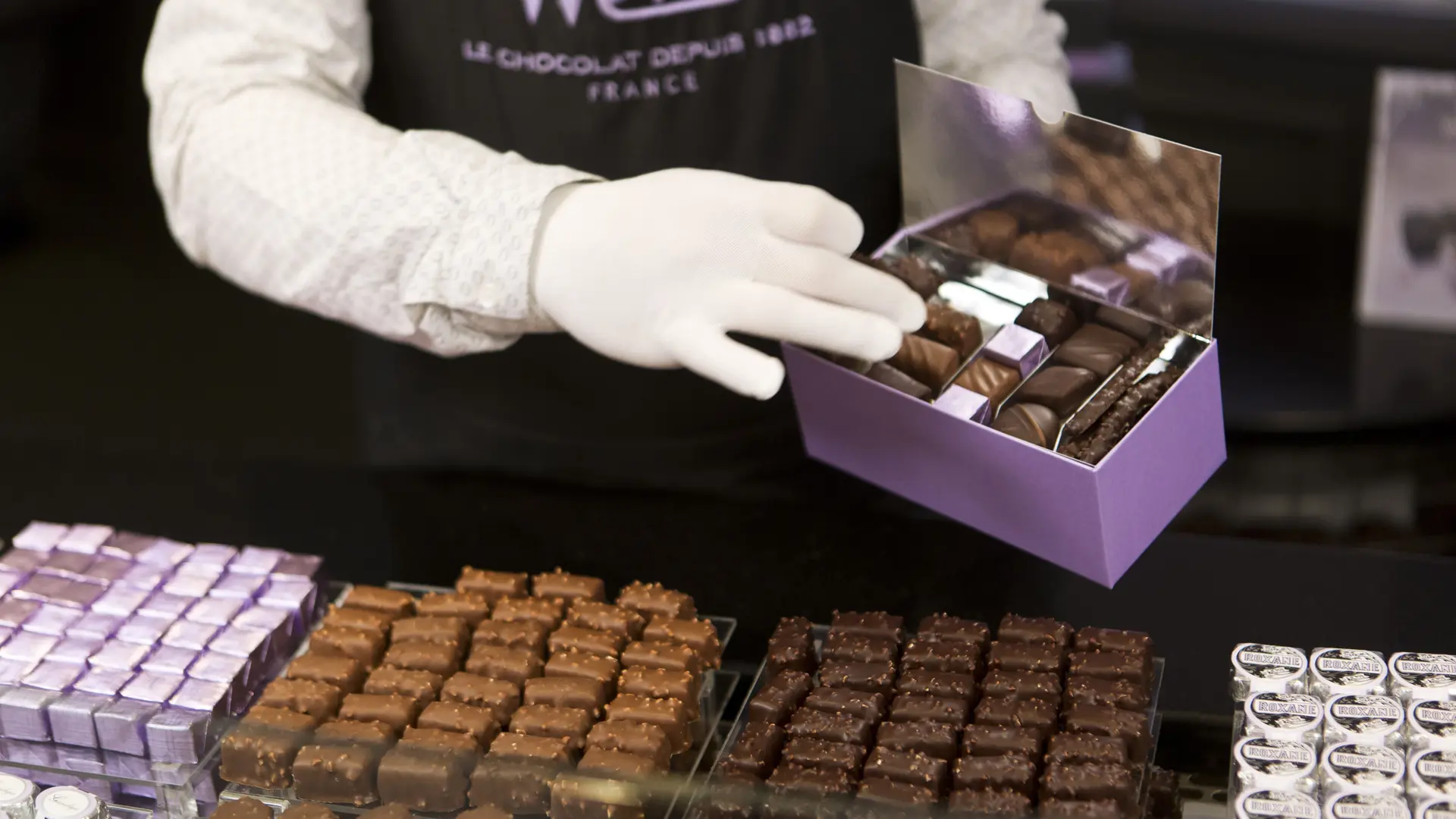 Composer son ballotin de chocolats