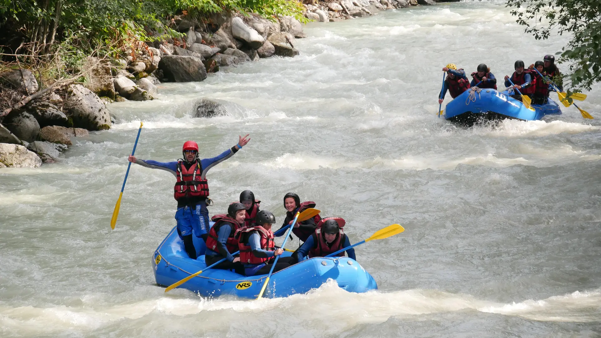 Evolution2-Chamonix-Rafting action