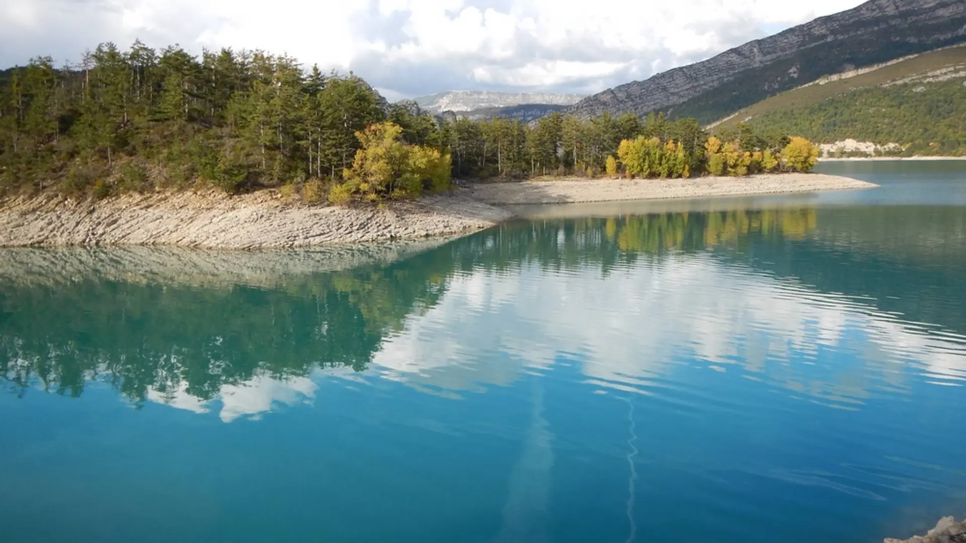 Le lac de Castillon - Demandolx
