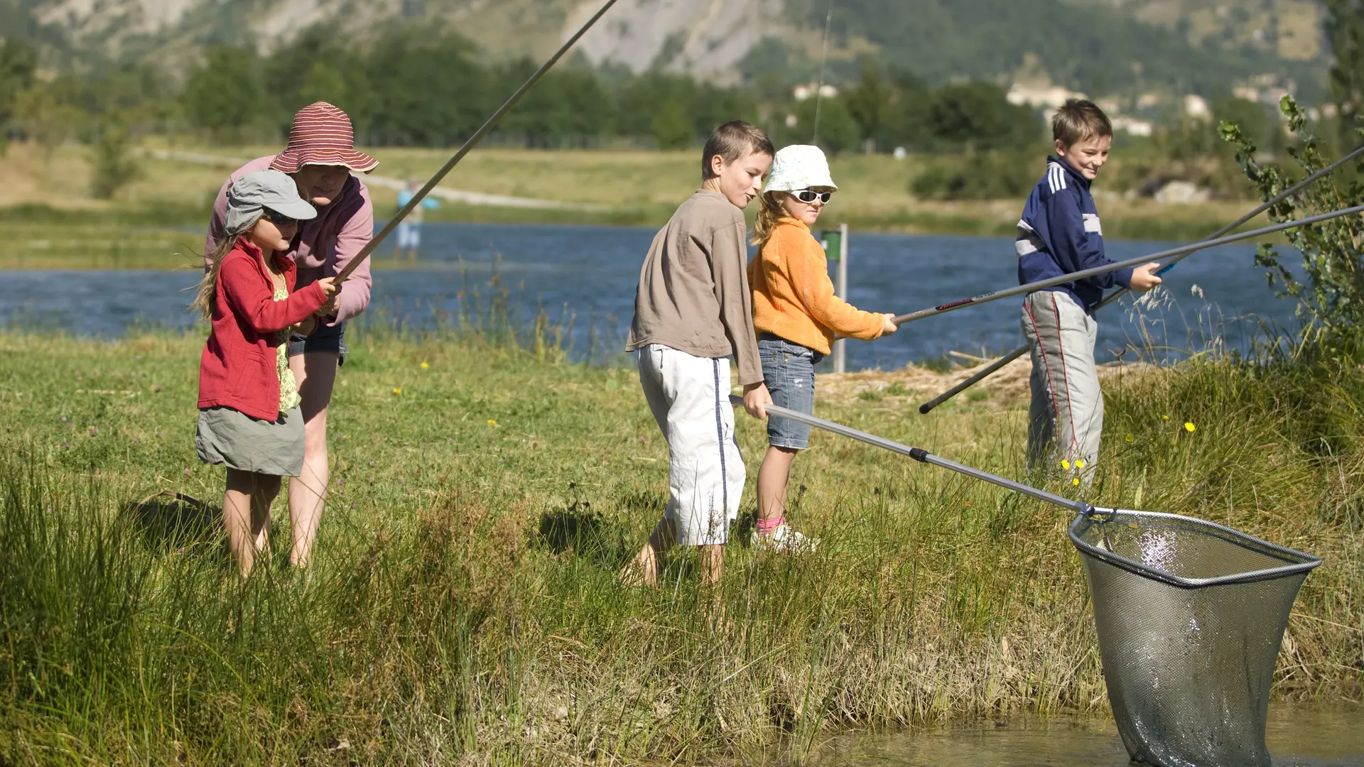 Pêche en famille à la Germanette