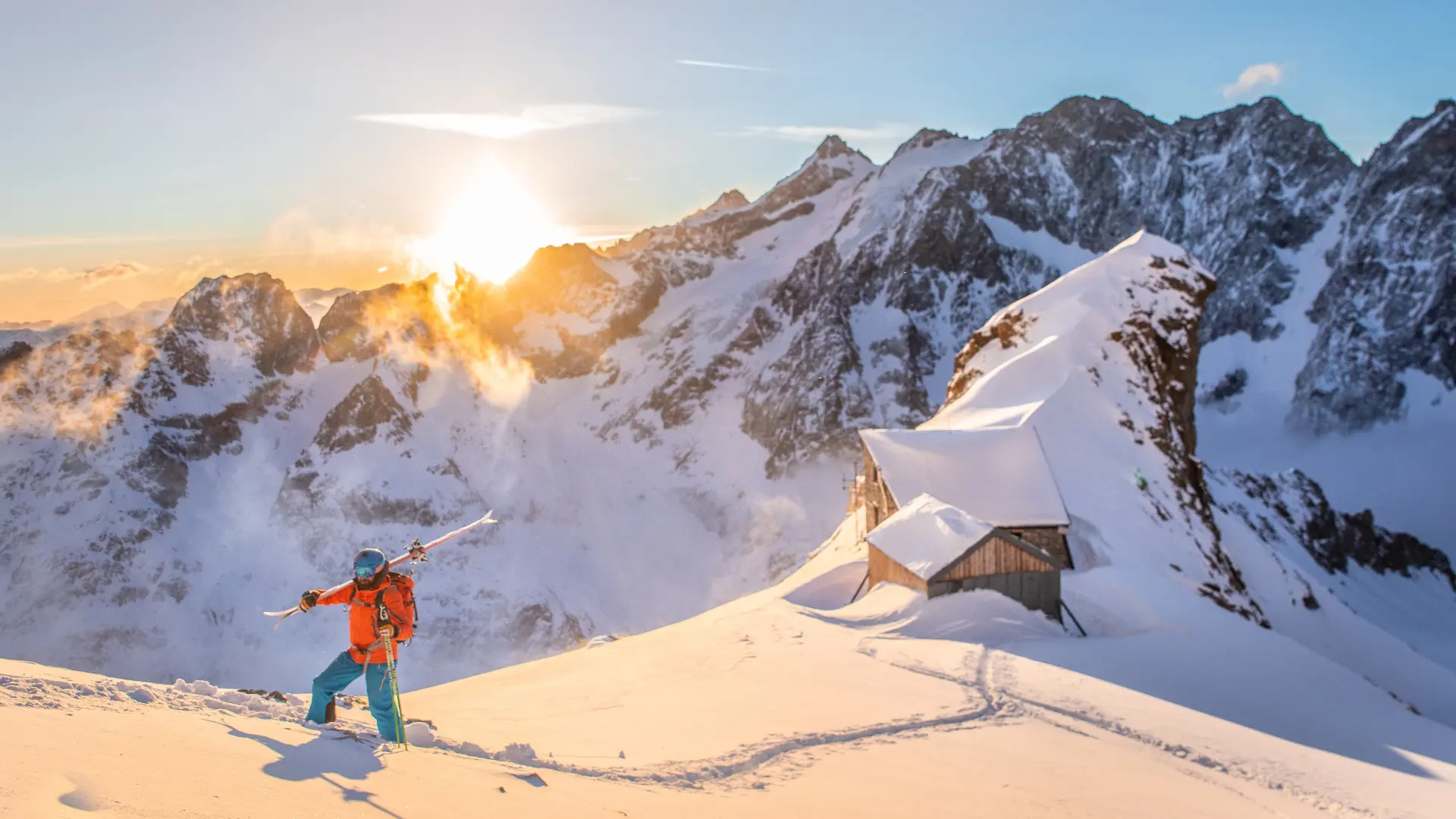 Ski de randonnée au refuge Adèle Planchard