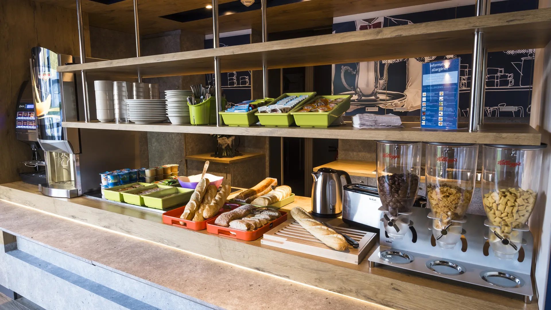 Buffet petit déjeuner