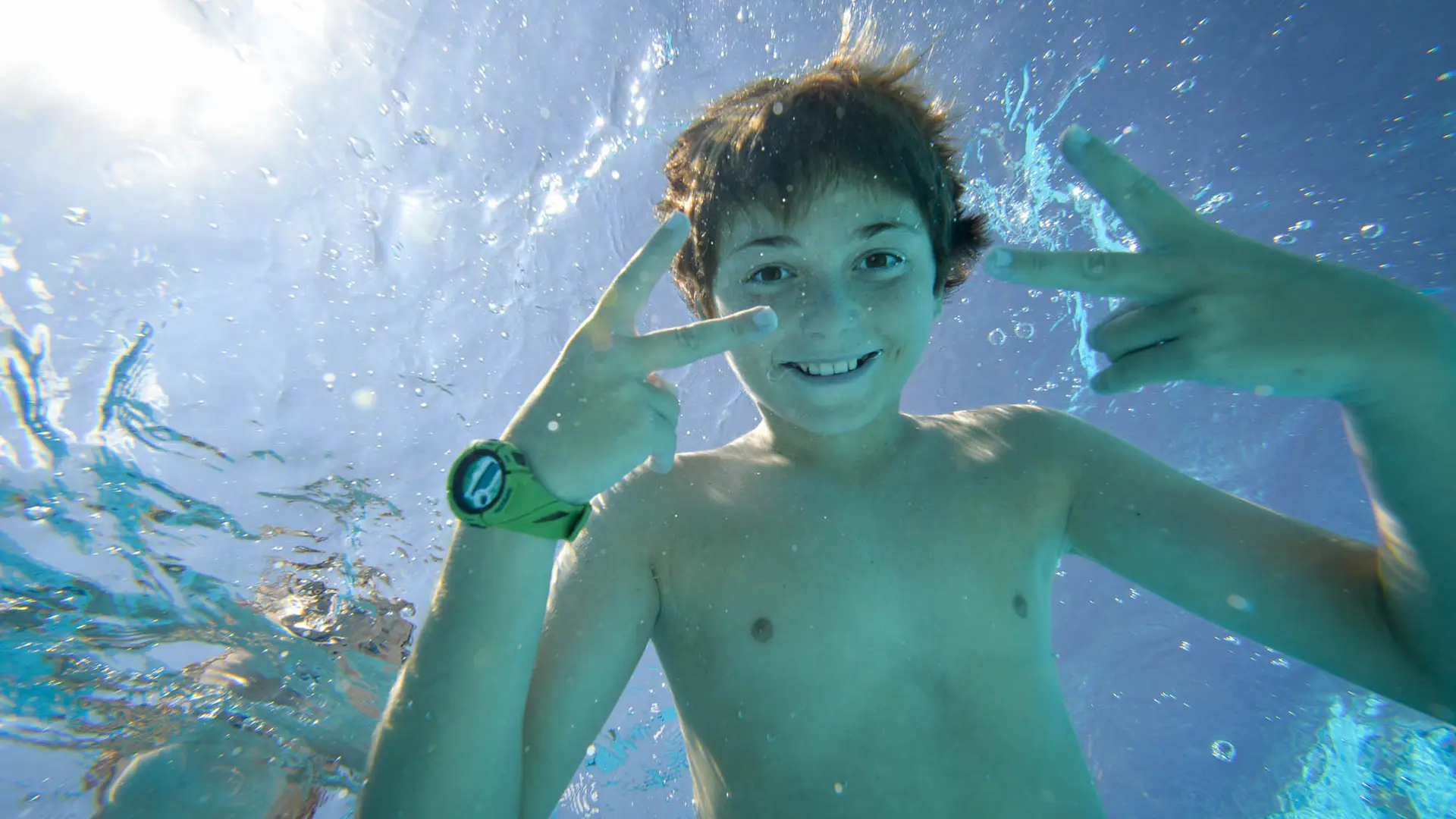 Cours de natation au Grand-Bornand
