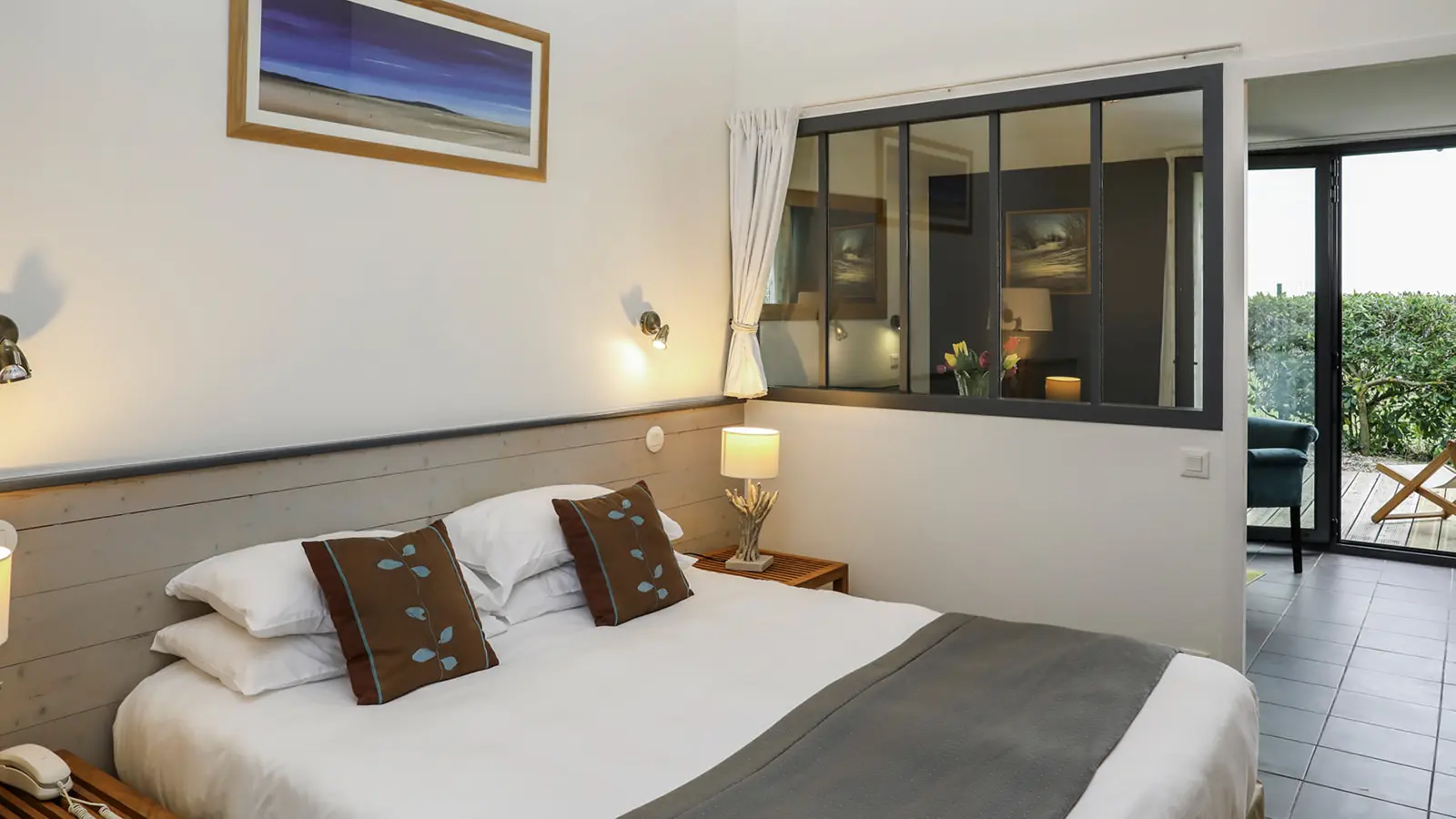 Chambre de la suite « Côté mer »