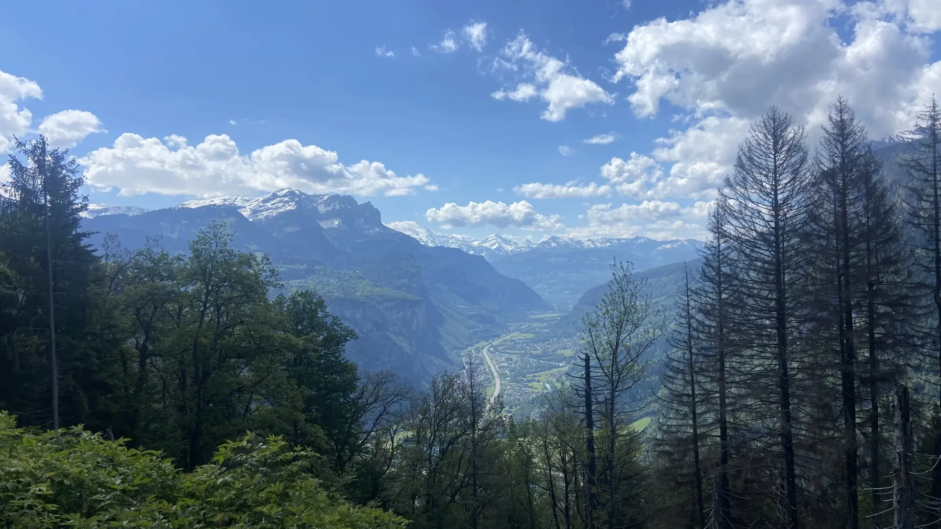 Vue depuis le sentier