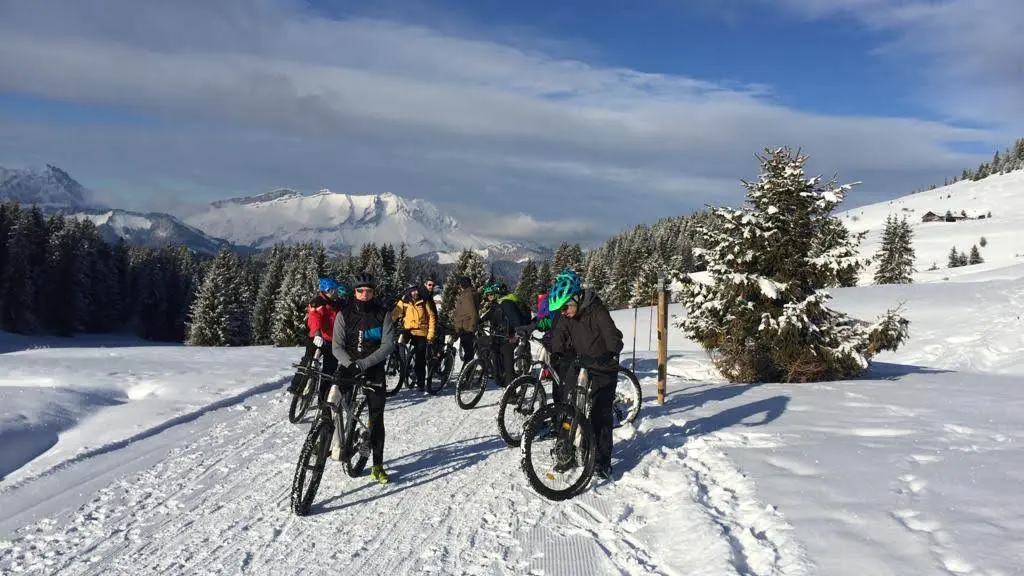 VTT électrique sur neige : l'aventure grand format_Le Grand-Bornand